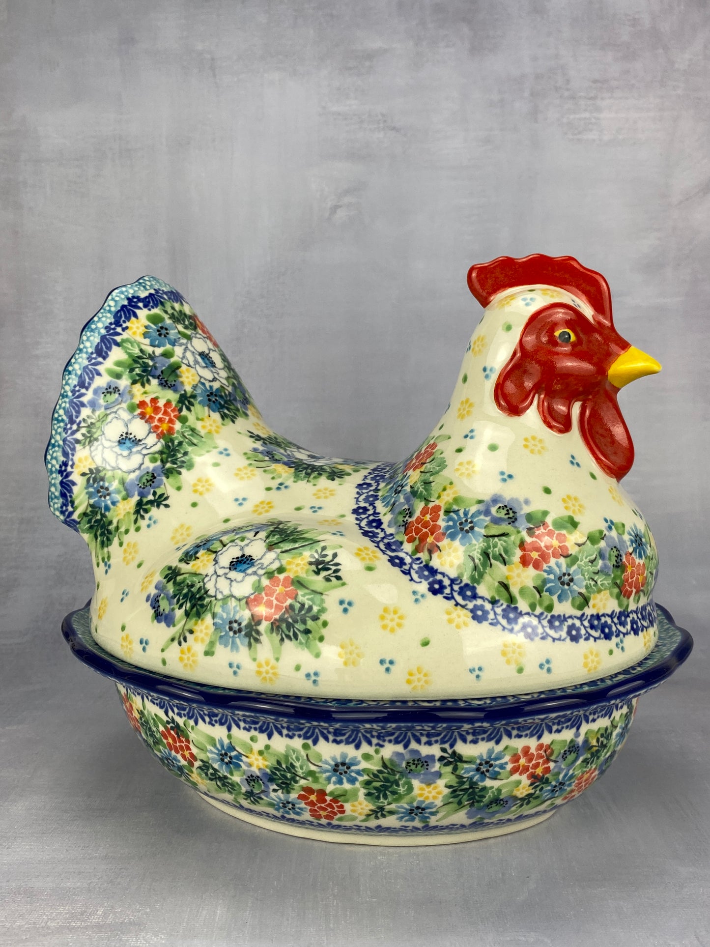 Unikat Covered Chicken - Shape D43 - Pattern U5155