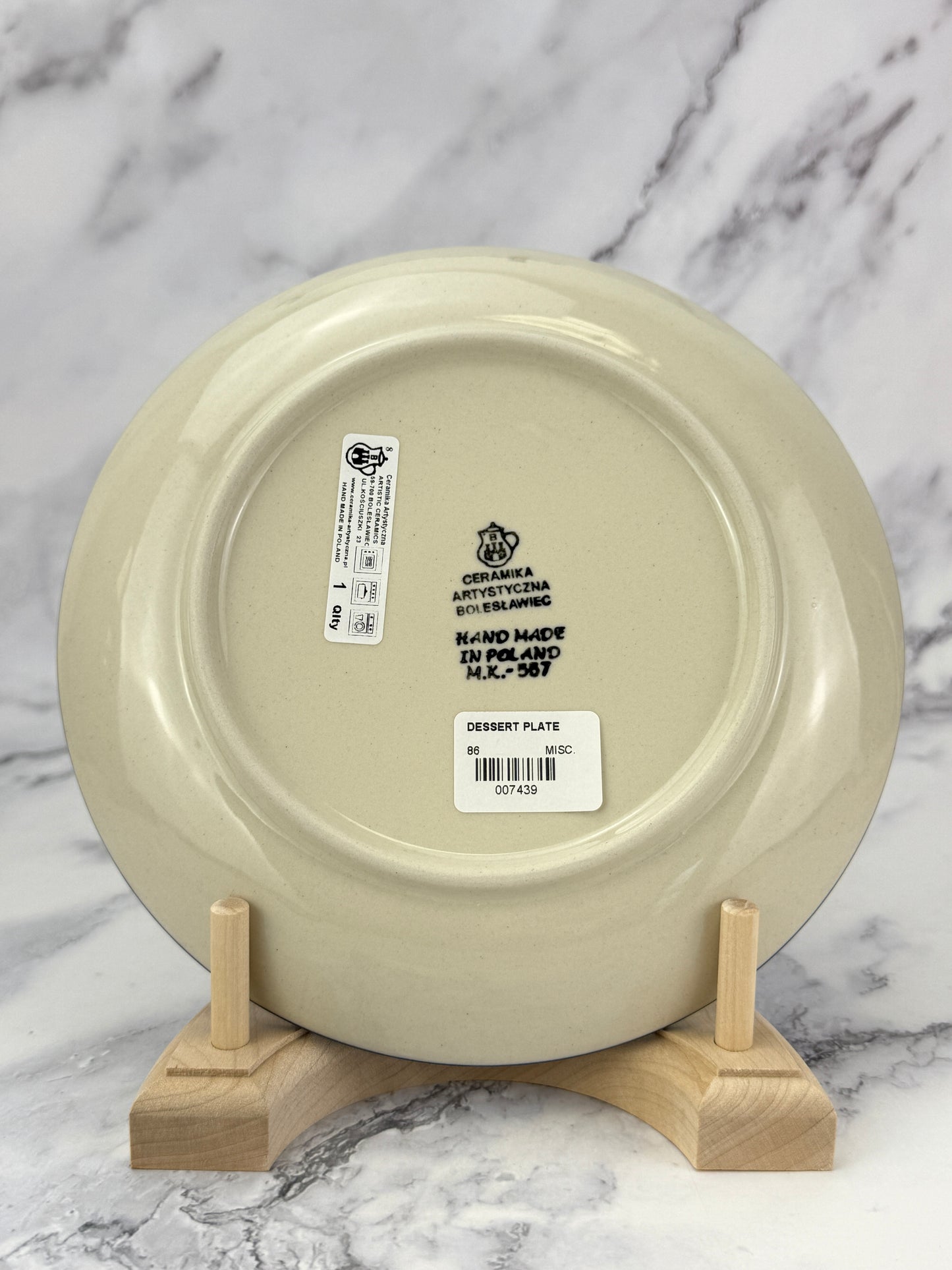 8” Dessert Plate - Shape 86 - Pattern 2089