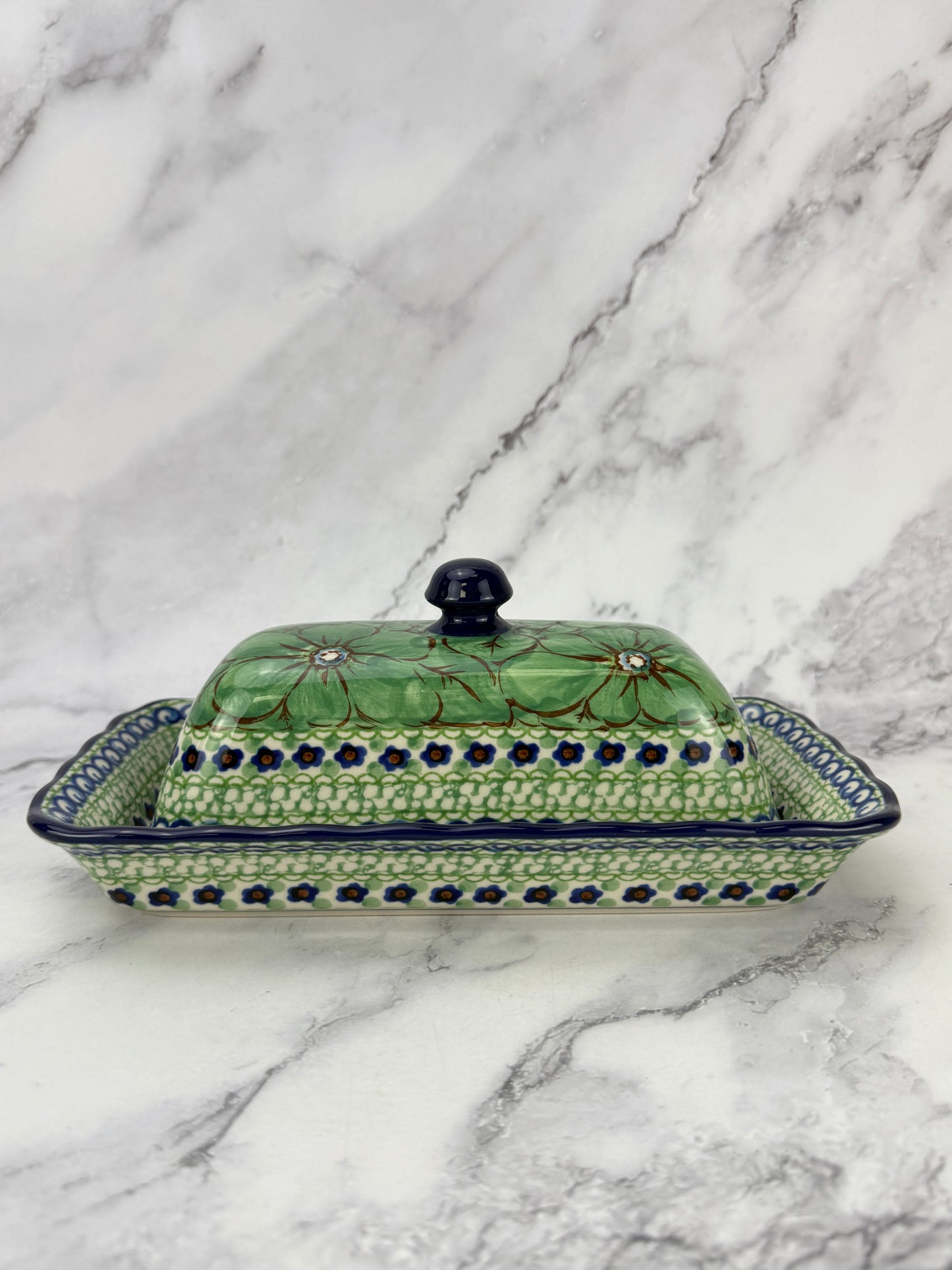 Fancy Unikat Butter Dish - Shape A65 - Pattern U408D