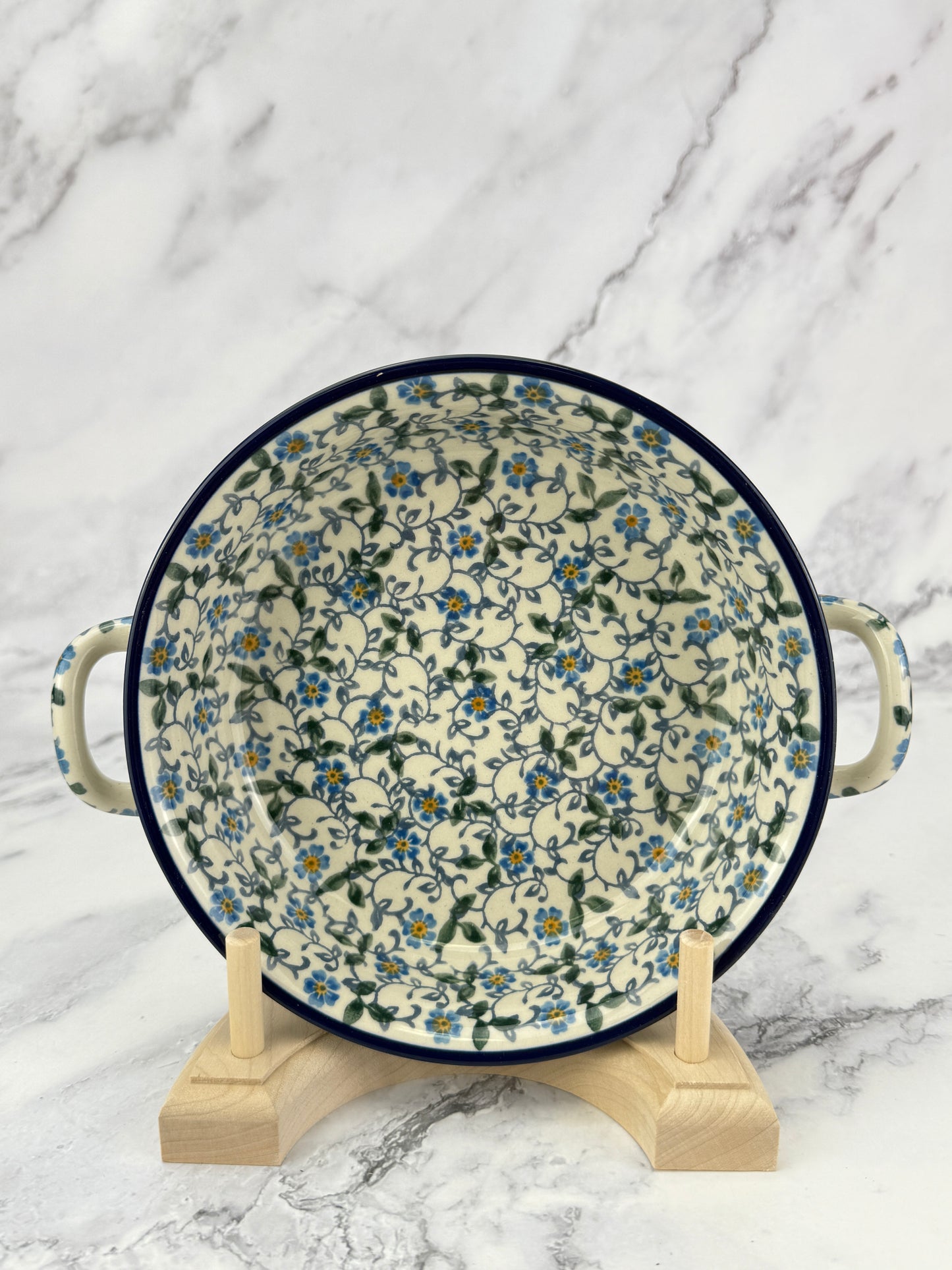 Small Round Baker with Handles - Shape C40 - Pattern 2089