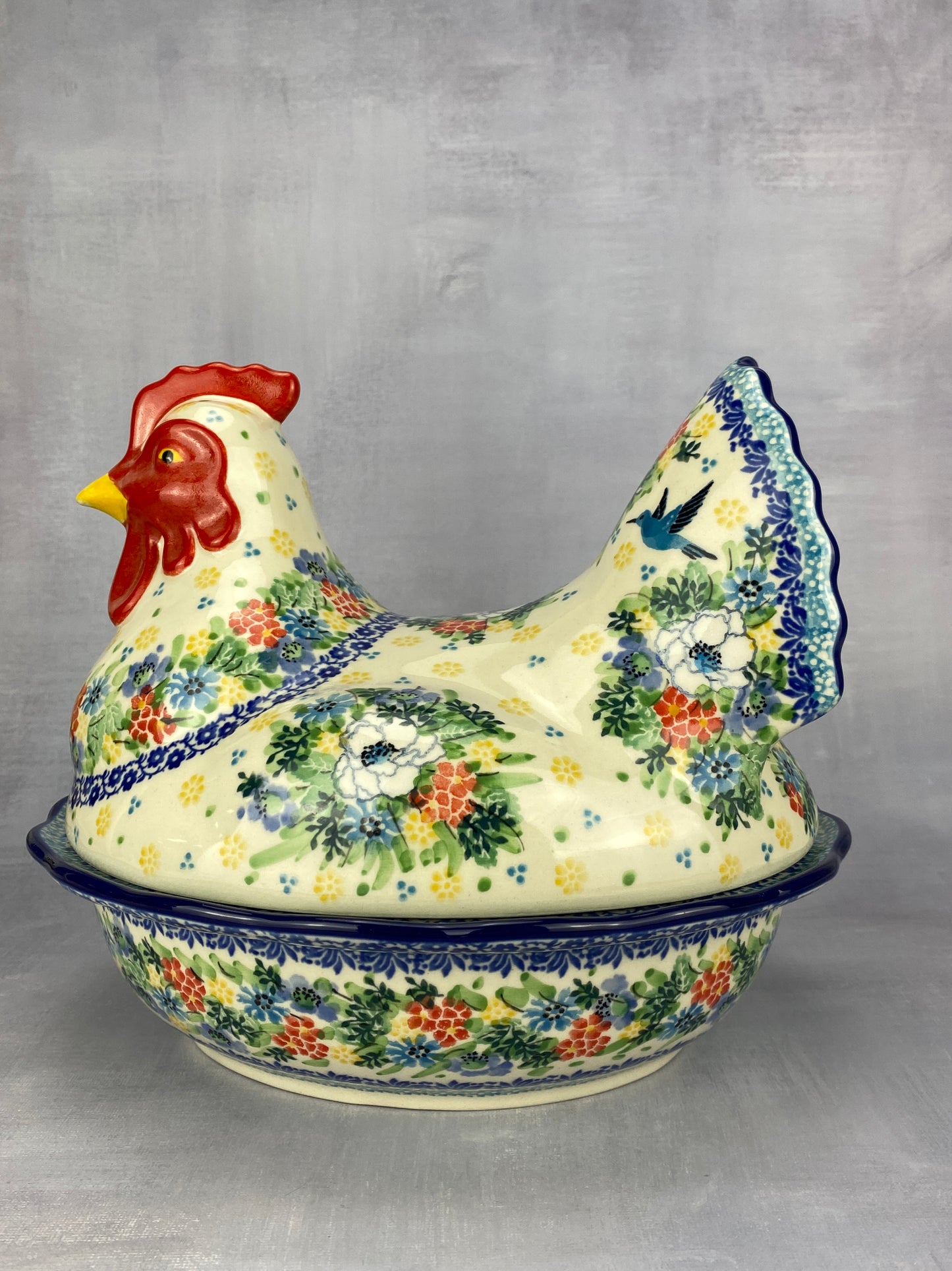 Unikat Covered Chicken - Shape D43 - Pattern U5155