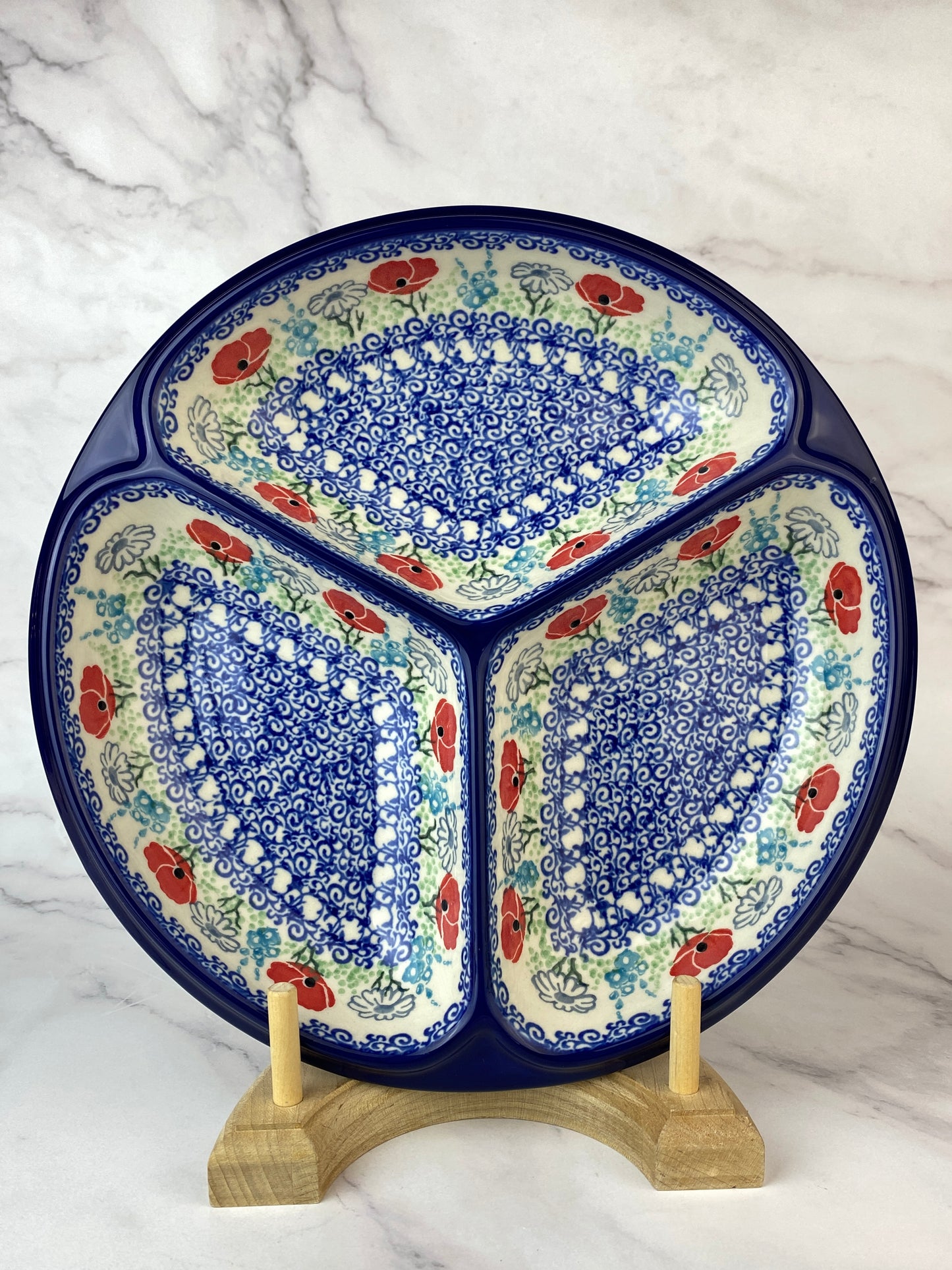 Divided Round Dish - Shape 484 - Pattern 2901