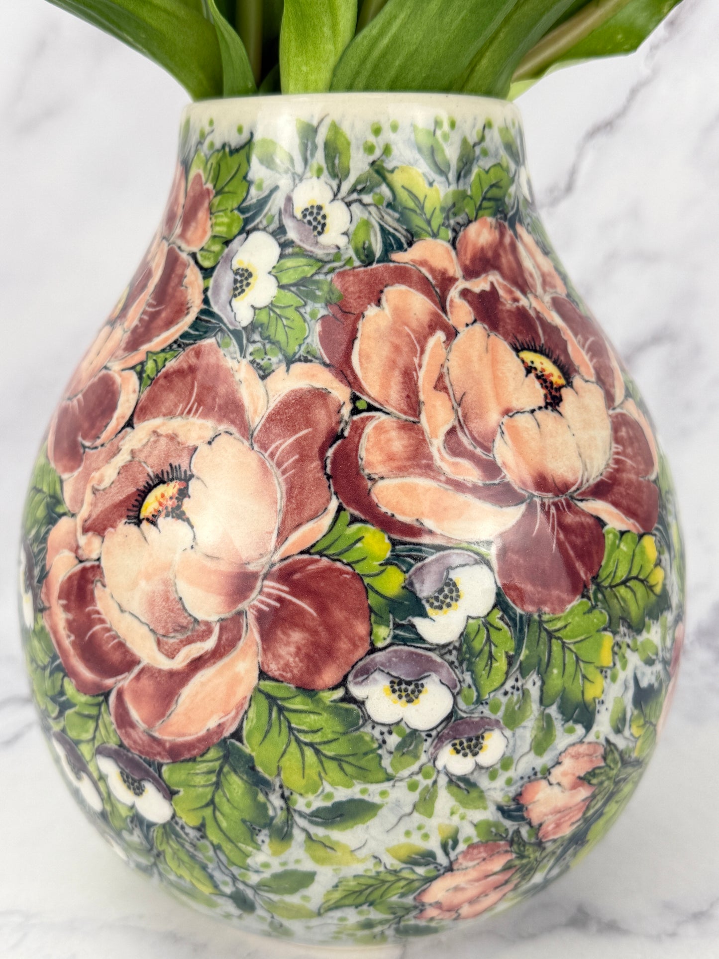 2025 Limited Edition Rounded Vase - Shape F15 - Krystyna Deptuła - L301