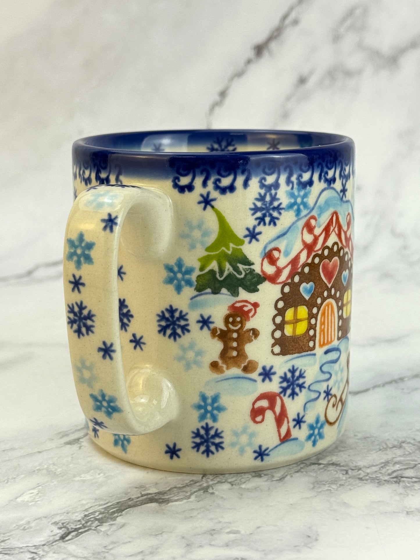 Vena Unikat 12oz Holiday Mug - Shape V055 - Gingerbread