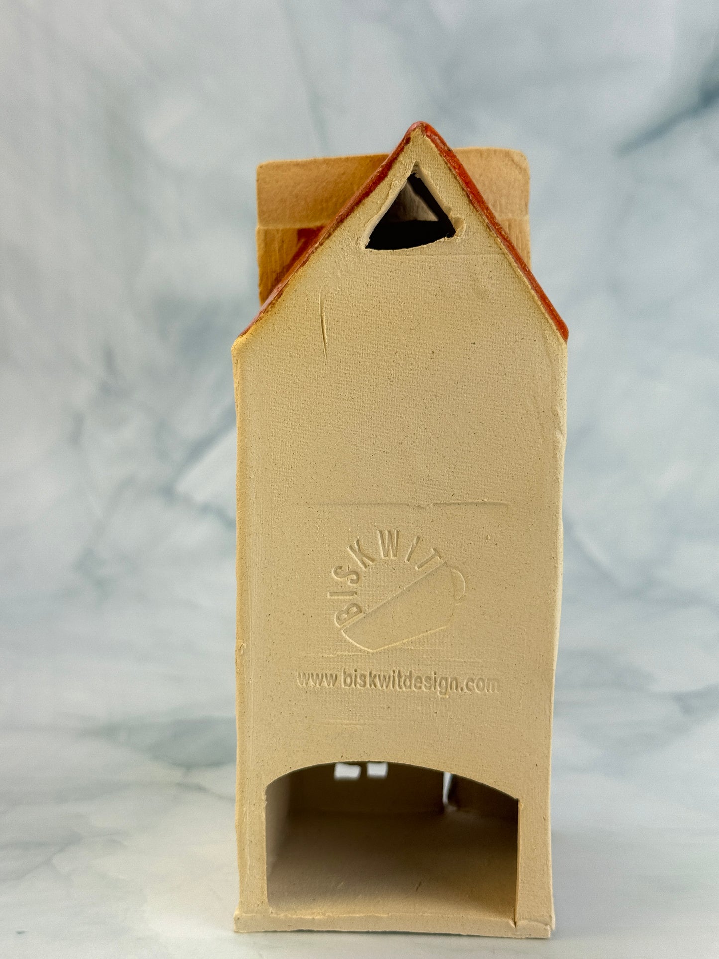Ceramic Votive House - L