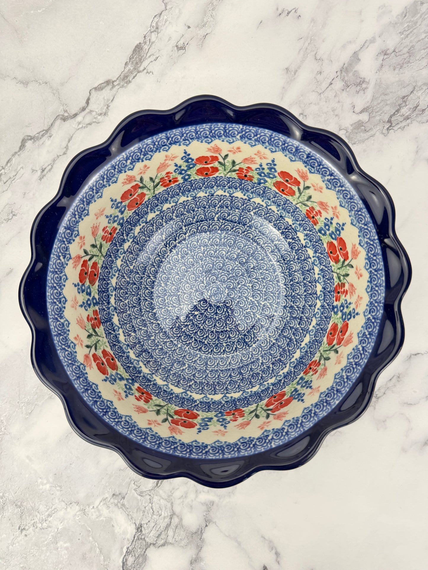 Large Ruffled Bowl - Shape 628 - Pattern 3220