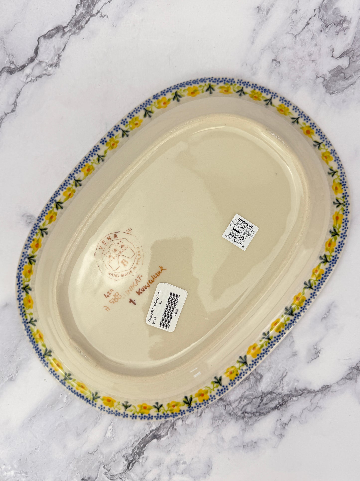 Vena Unikat Tray - Shape V115 - Yellow Bunny