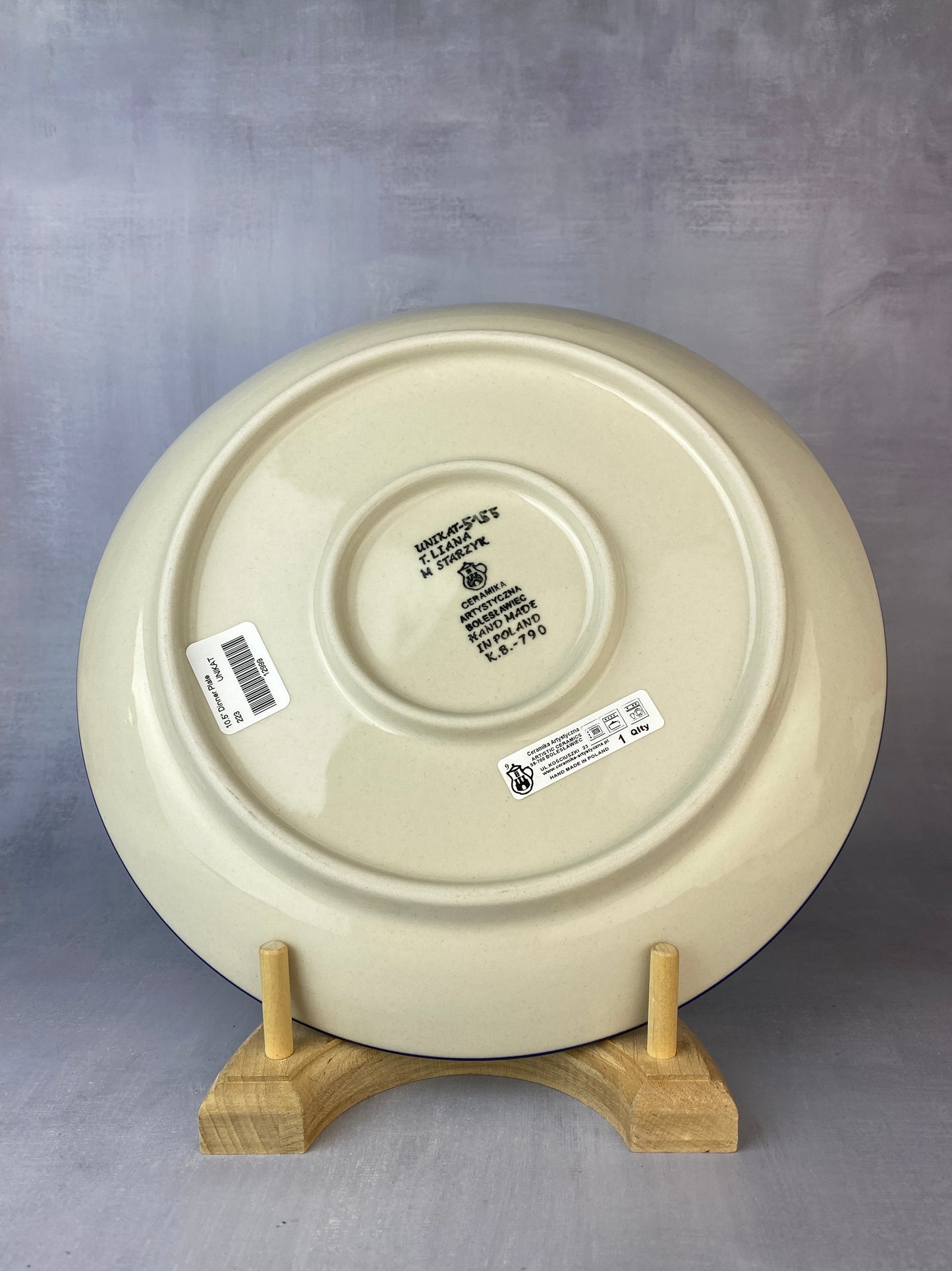 10.5" Unikat Dinner Plate - Shape 223 - Pattern U5155