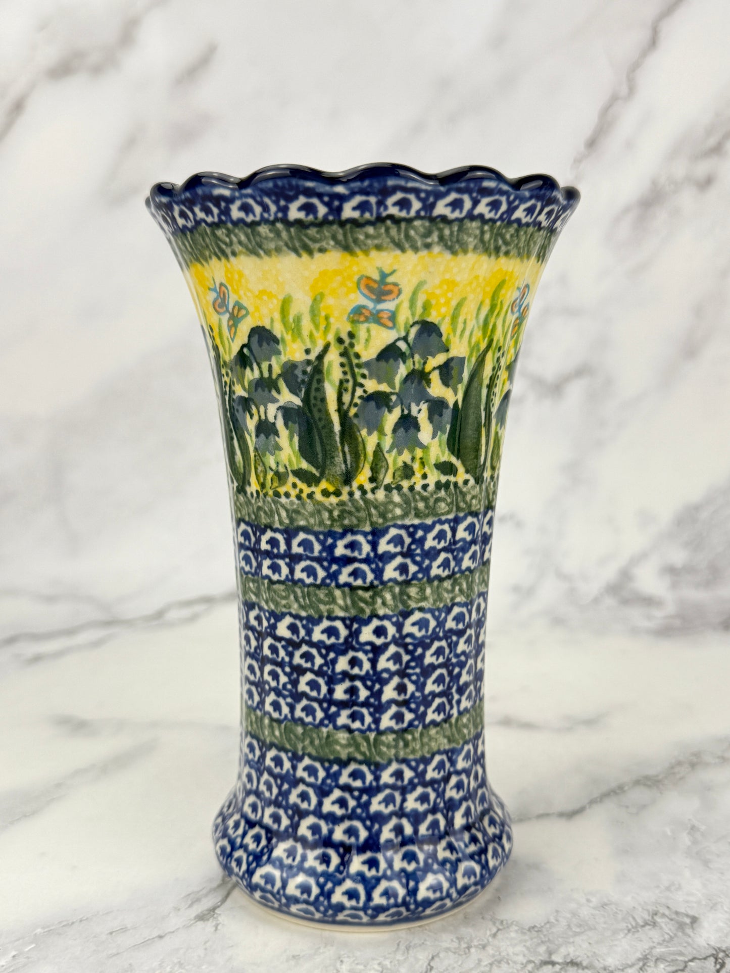 Ruffled Unikat Vase - Shape 50 - Pattern U1483