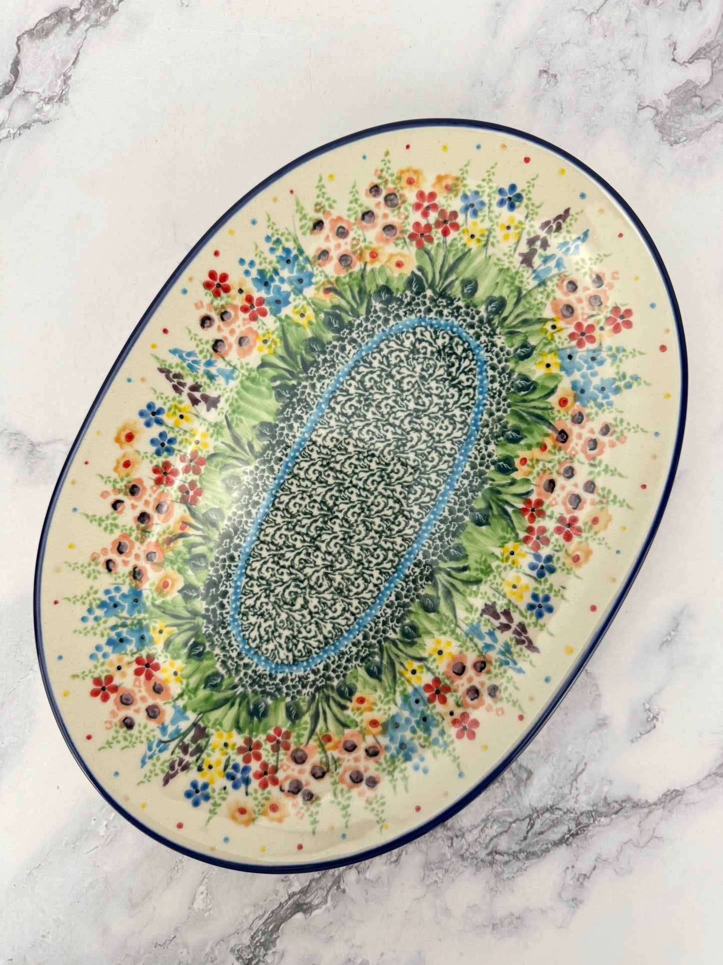 Medium Unikat Oval Platter - Shape G69 - Pattern U4875