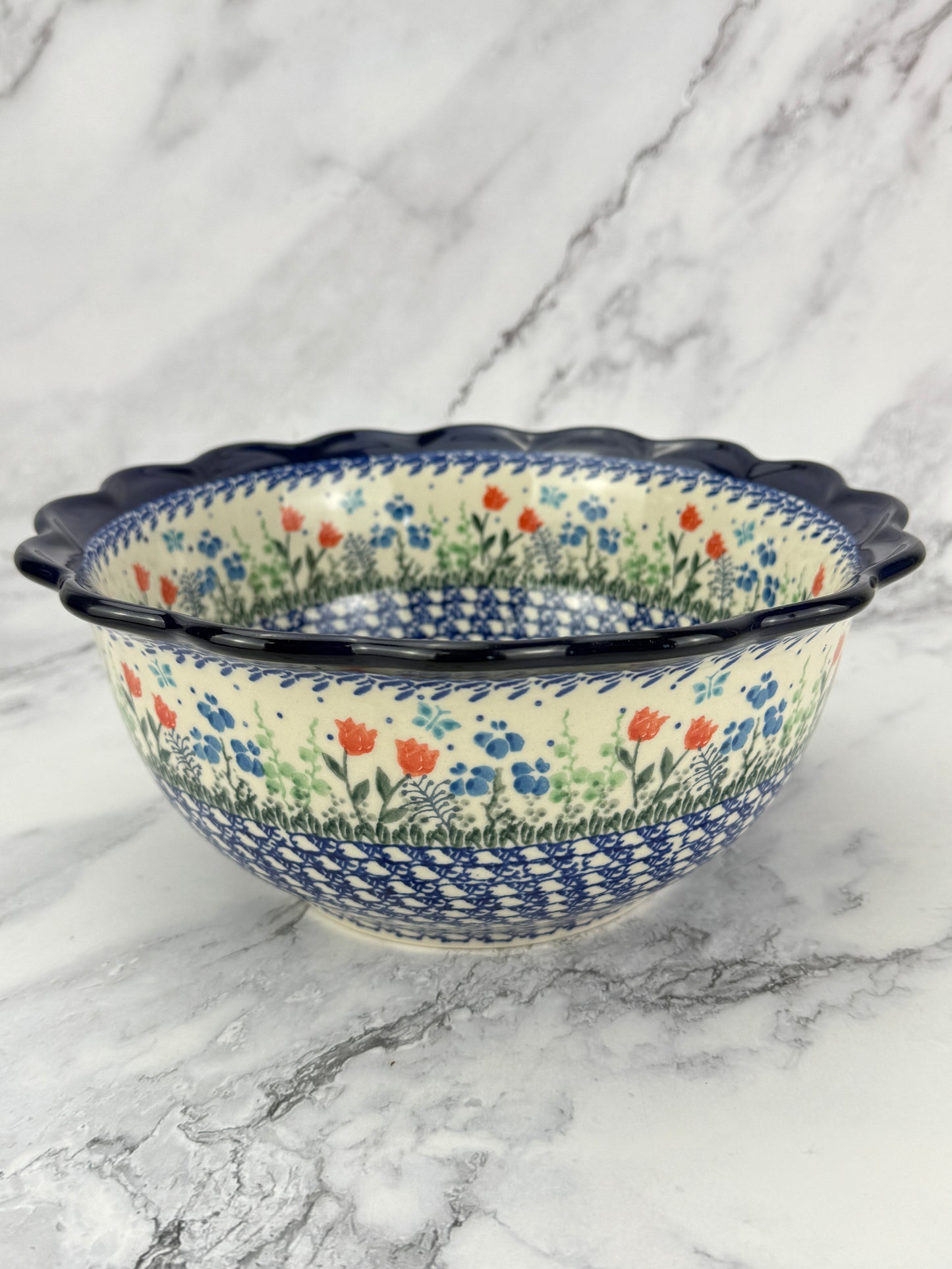 Large Ruffled Bowl - Shape 628 - Pattern 2903