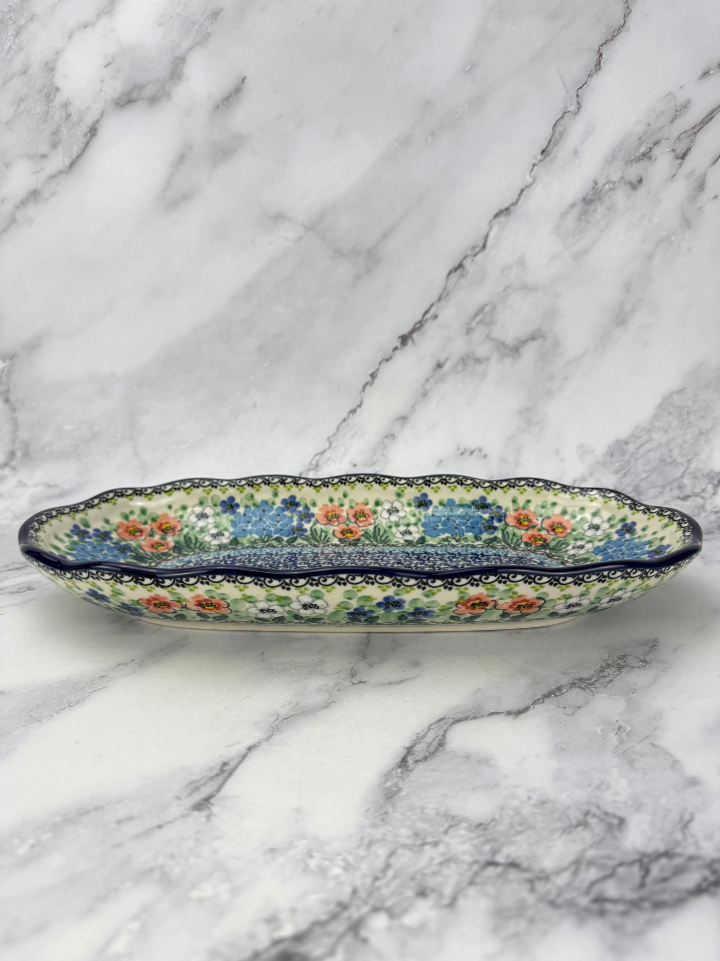 Scalloped Unikat Tray - Shape A42 - Pattern U5113