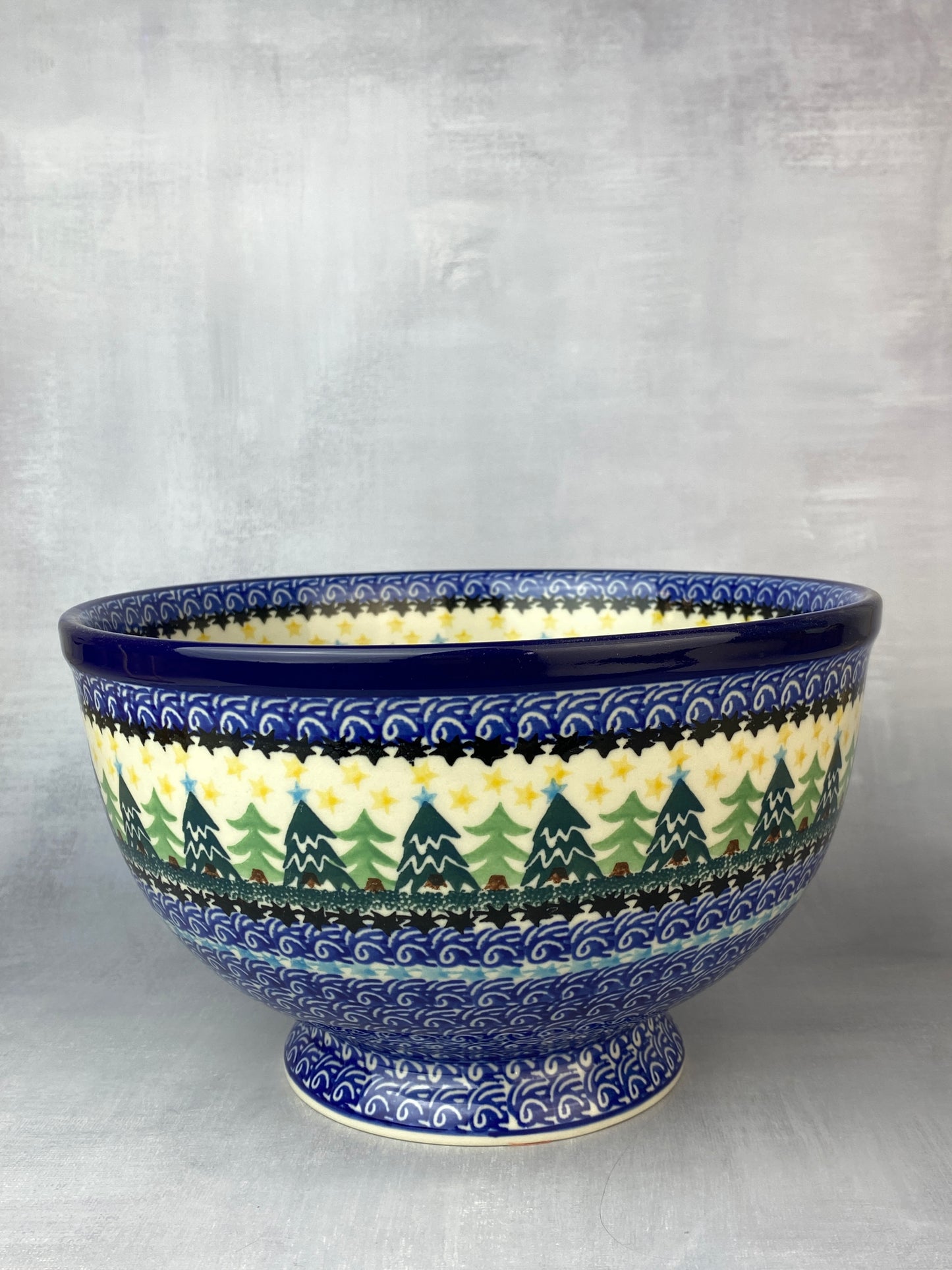 Pedestal Serving Bowl - Shape A14 - Pattern 1284