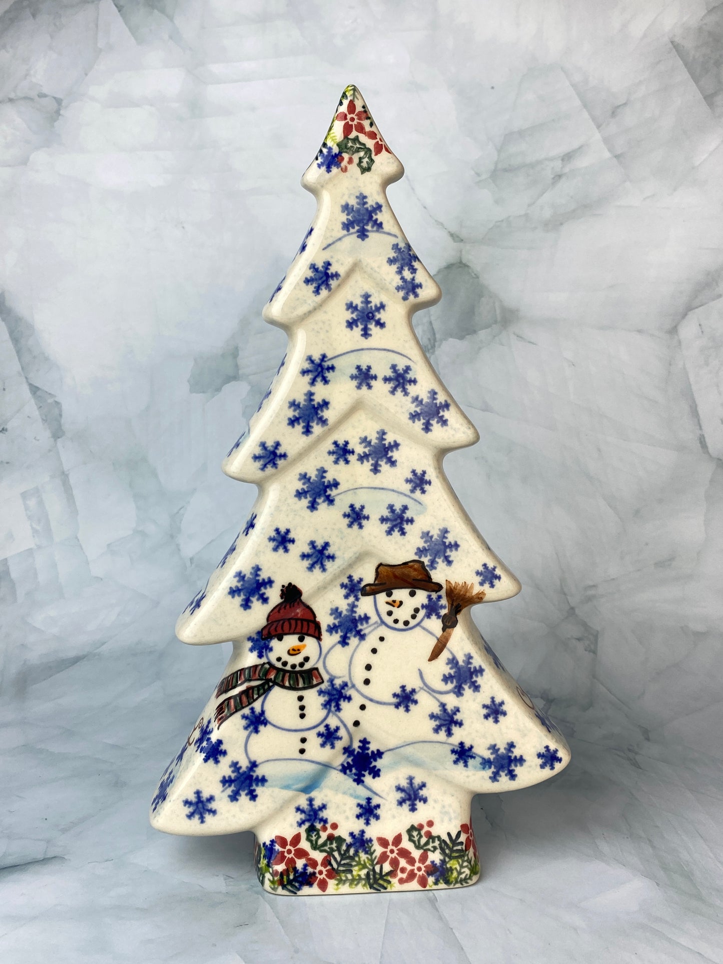 Vena Unikat Tree Figurine - Shape V491 - U583 Snowmen