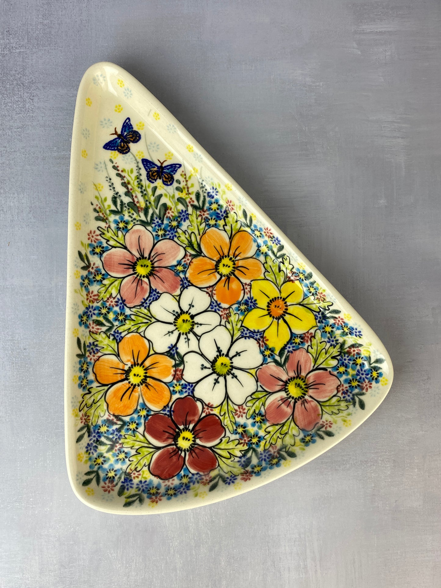 Unikat Pizza Plate - Shape V279 - Pattern A542