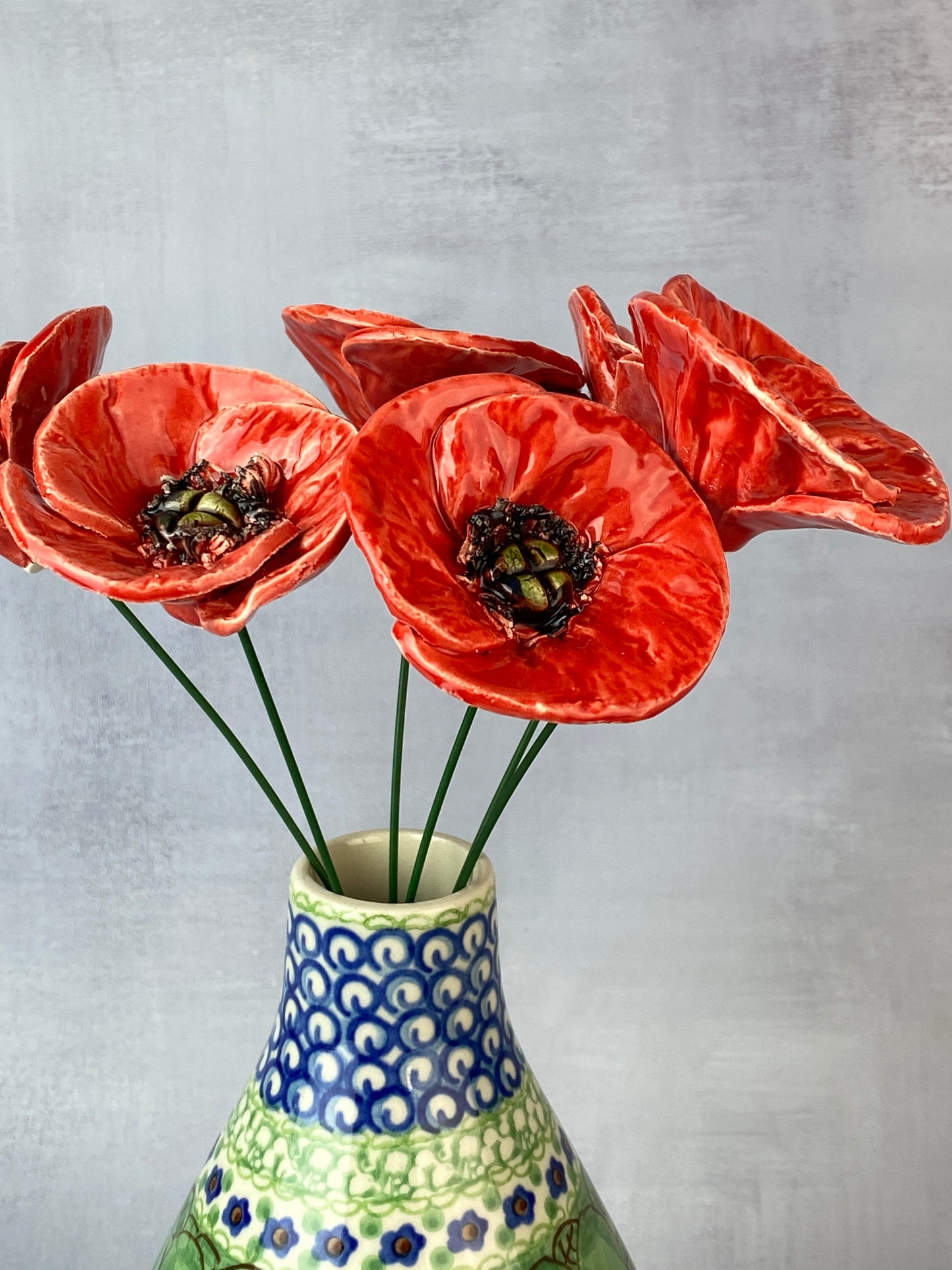 Ceramic Poppy