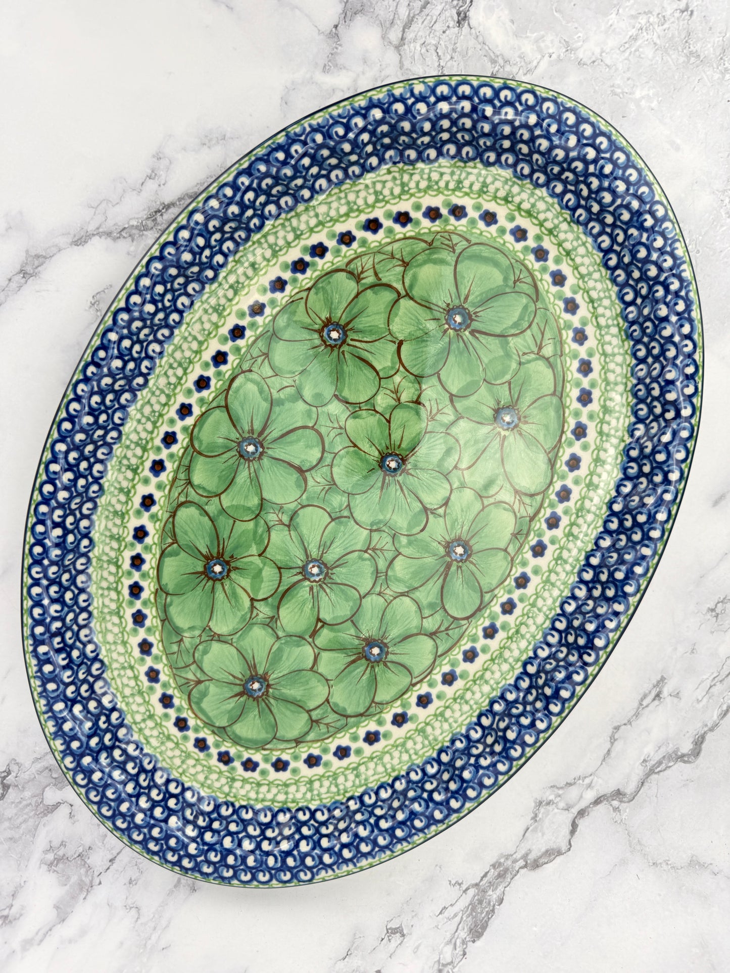 Unikat Oval Platter - Shape 614 - Pattern U408D