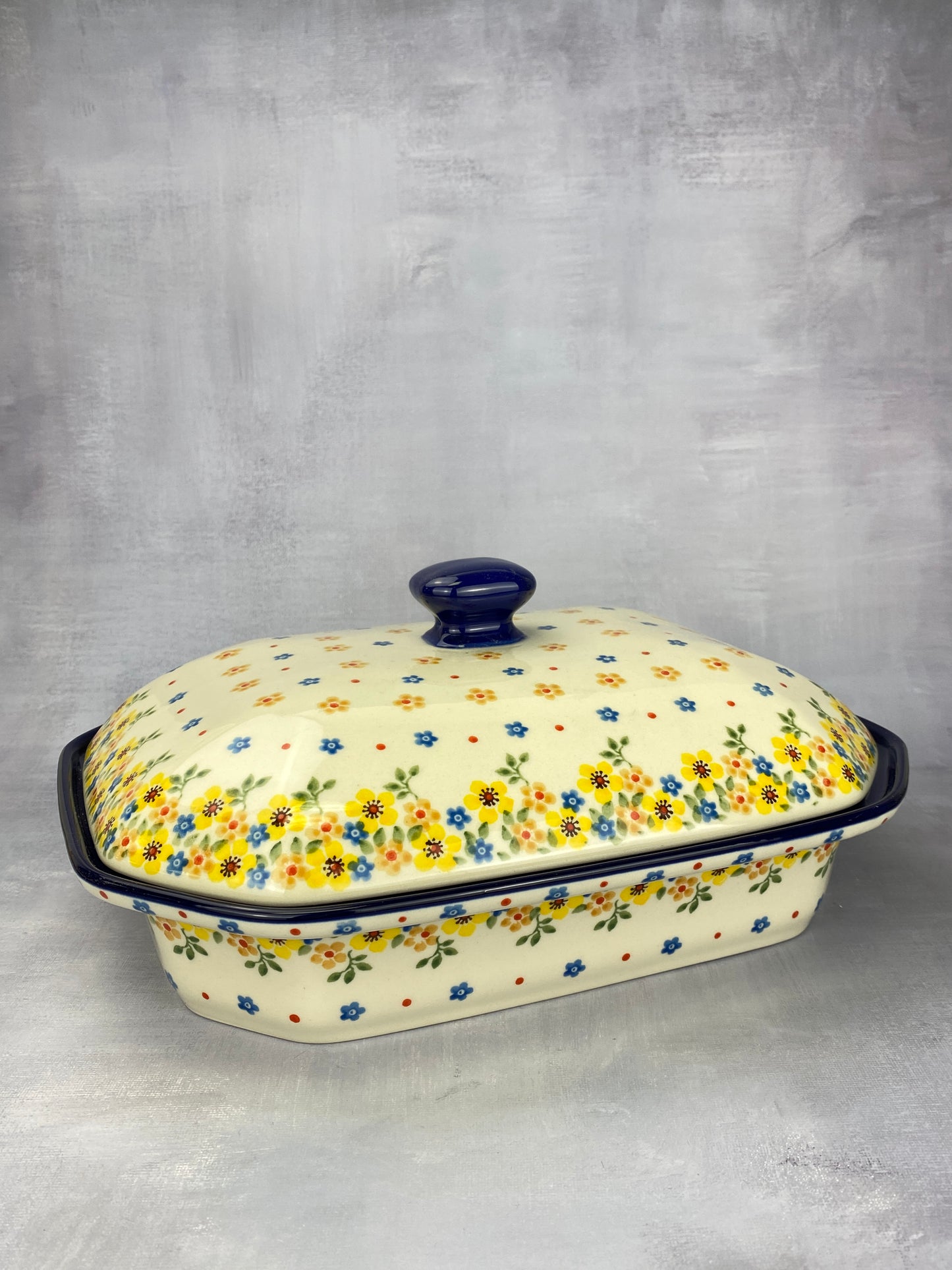 Rectangular Covered Baker - Shape 665 - Pattern 2225