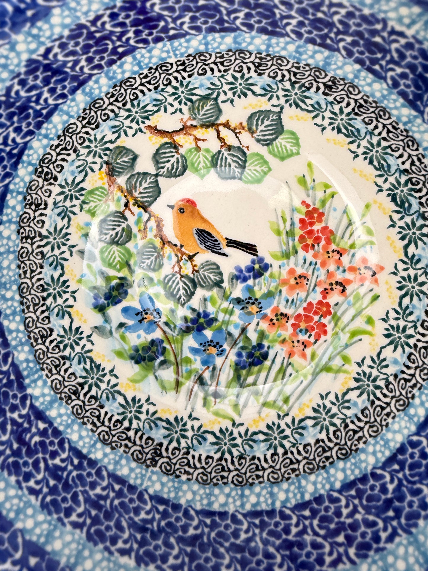 Unikat Open Handled Bowl - Shape D02 - Pattern U5098