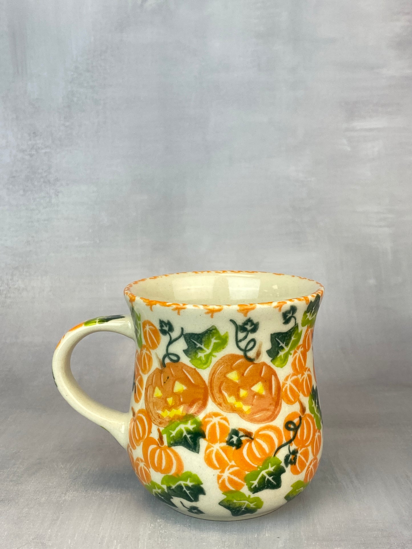 Vena Unikat 8oz Mug - Shape V053 - Jack-O-Lantern Patch