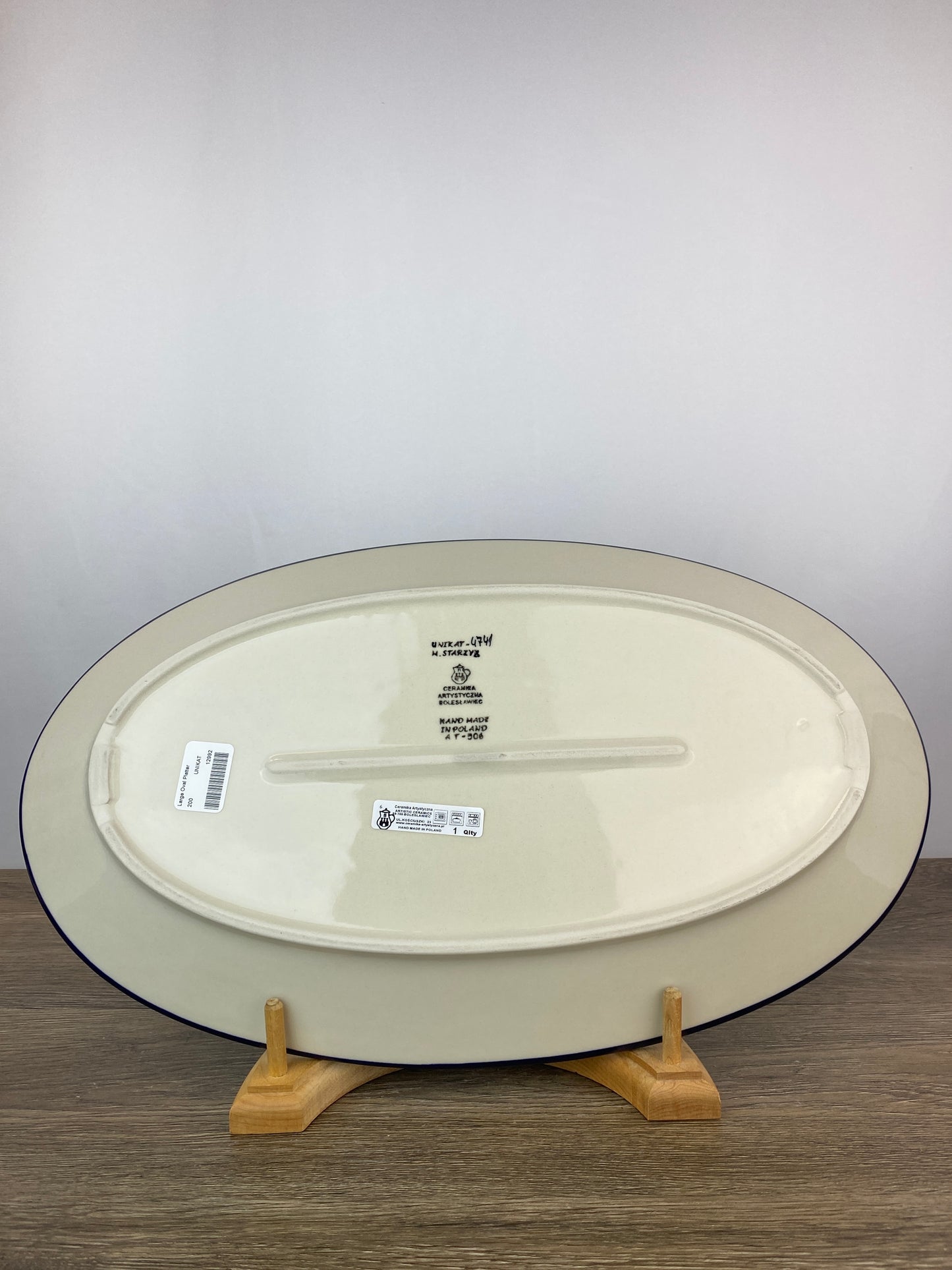 Unikat Largest Oval Platter - Shape 200 - Pattern U4741