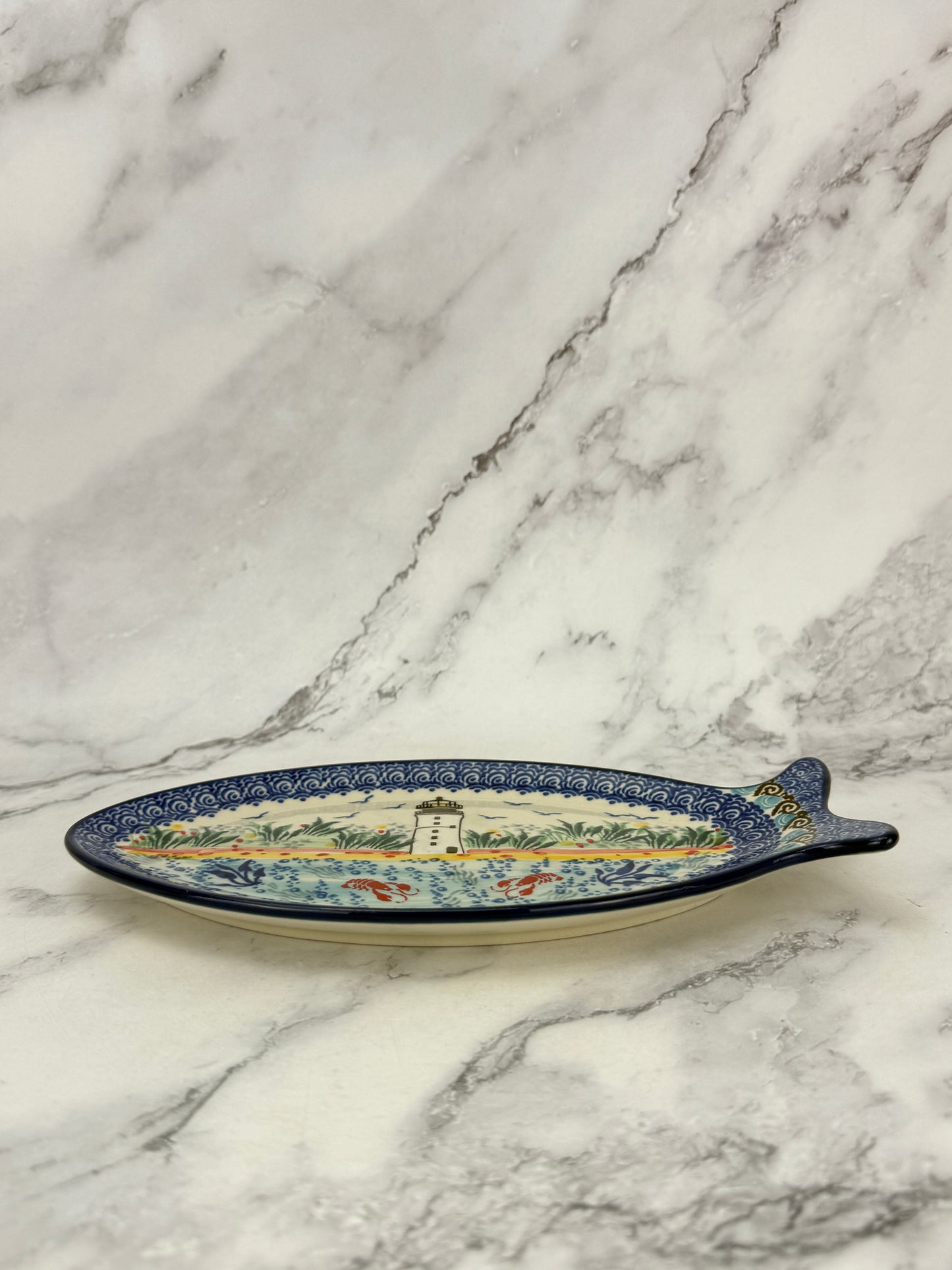 Medium Unikat Fish Platter - Shape E20 - Pattern U5241