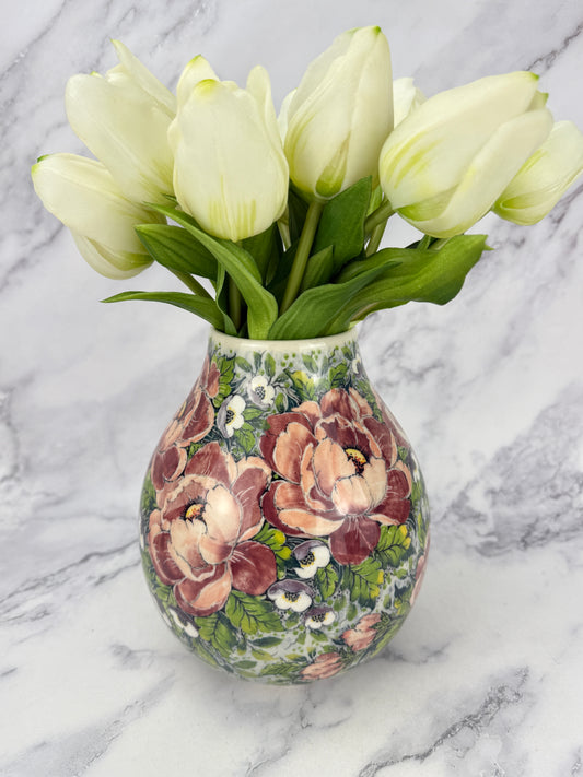 2025 Limited Edition Rounded Vase - Shape F15 - Krystyna Deptuła - L301