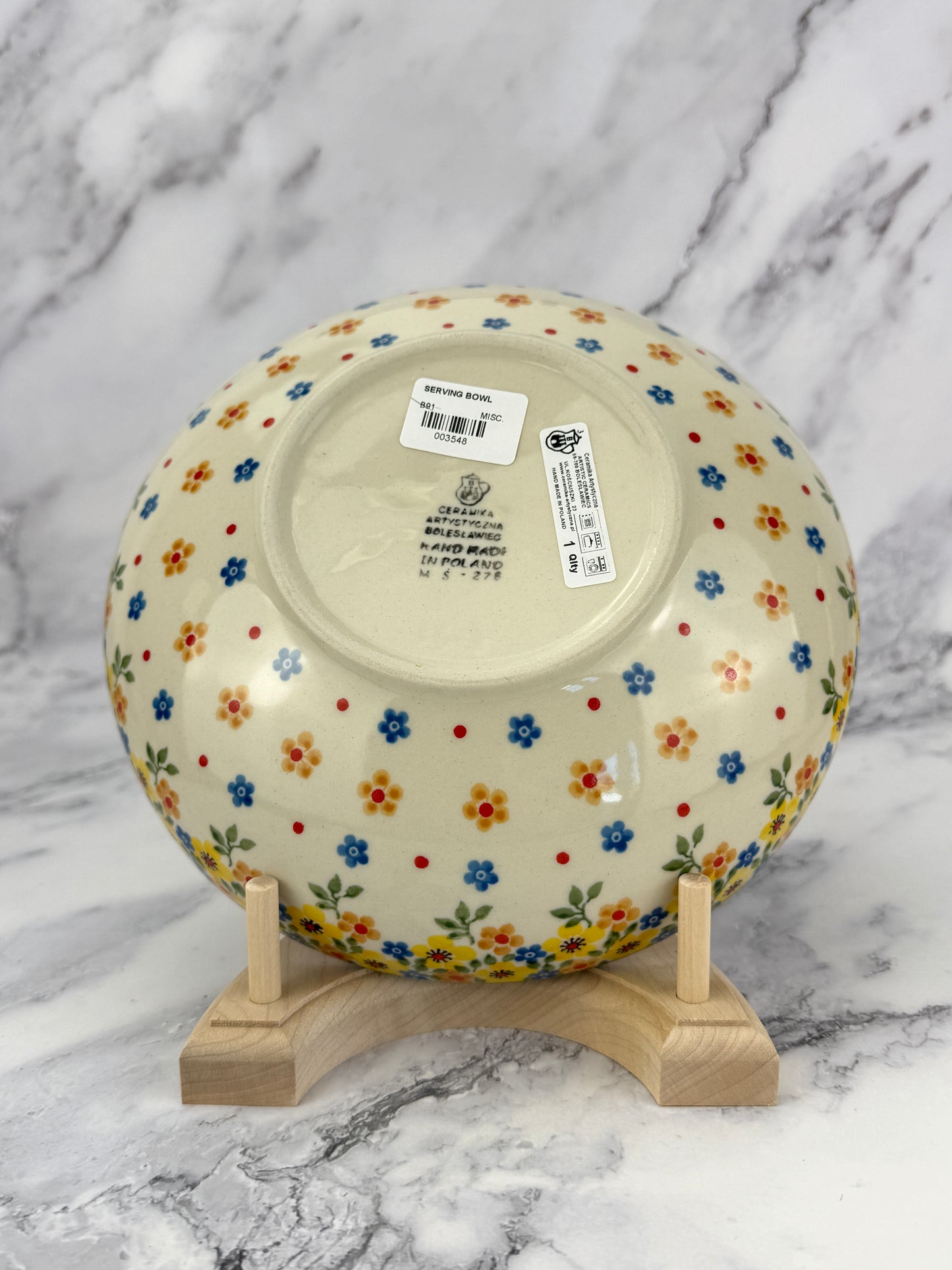 8.5" Serving Bowl - Shape B91 - Pattern 2225