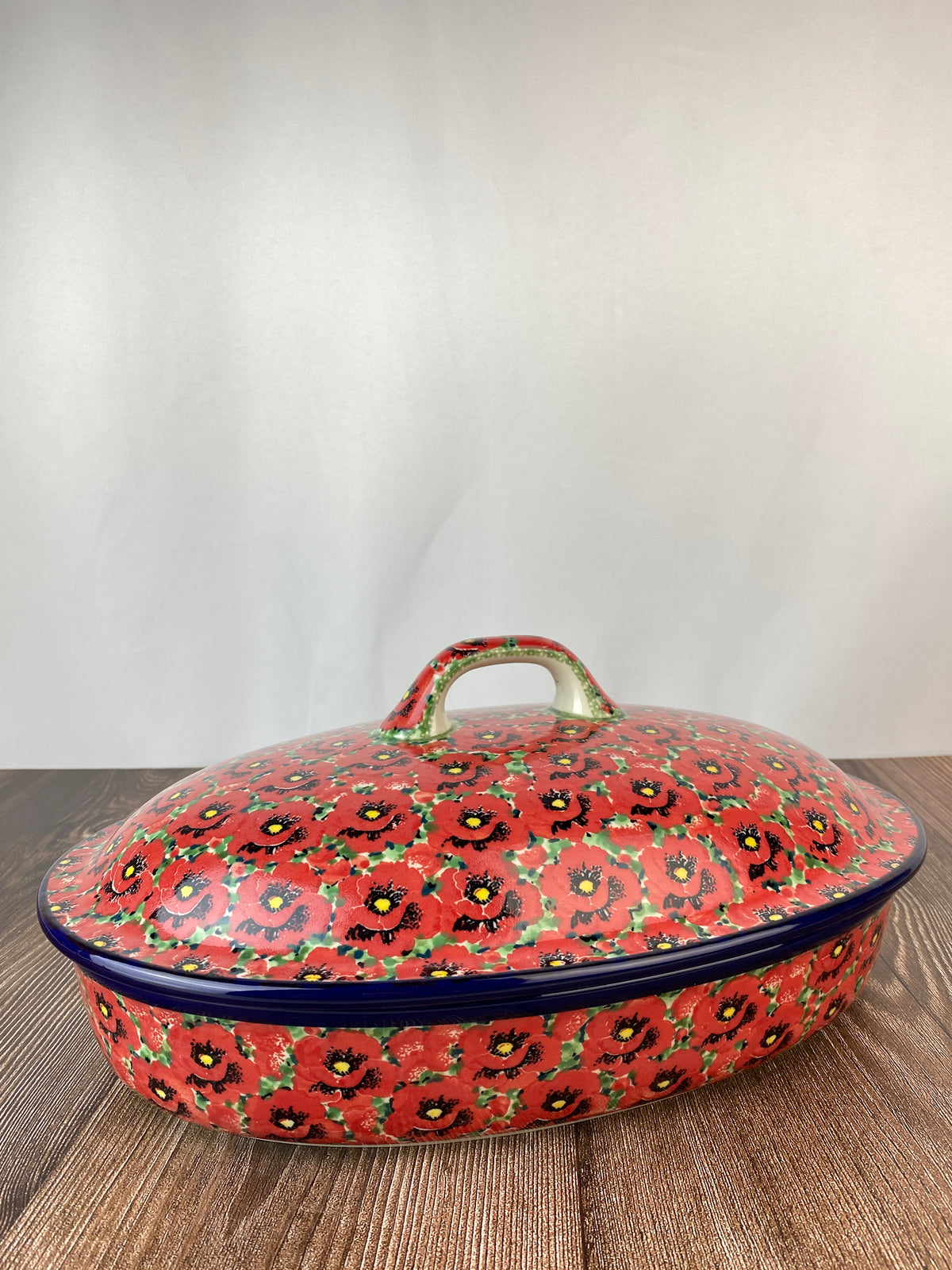 Roaster Pattern Extra Large Covered Unikat Roaster - Shape A19 - Pattern U4956 – Polish ...