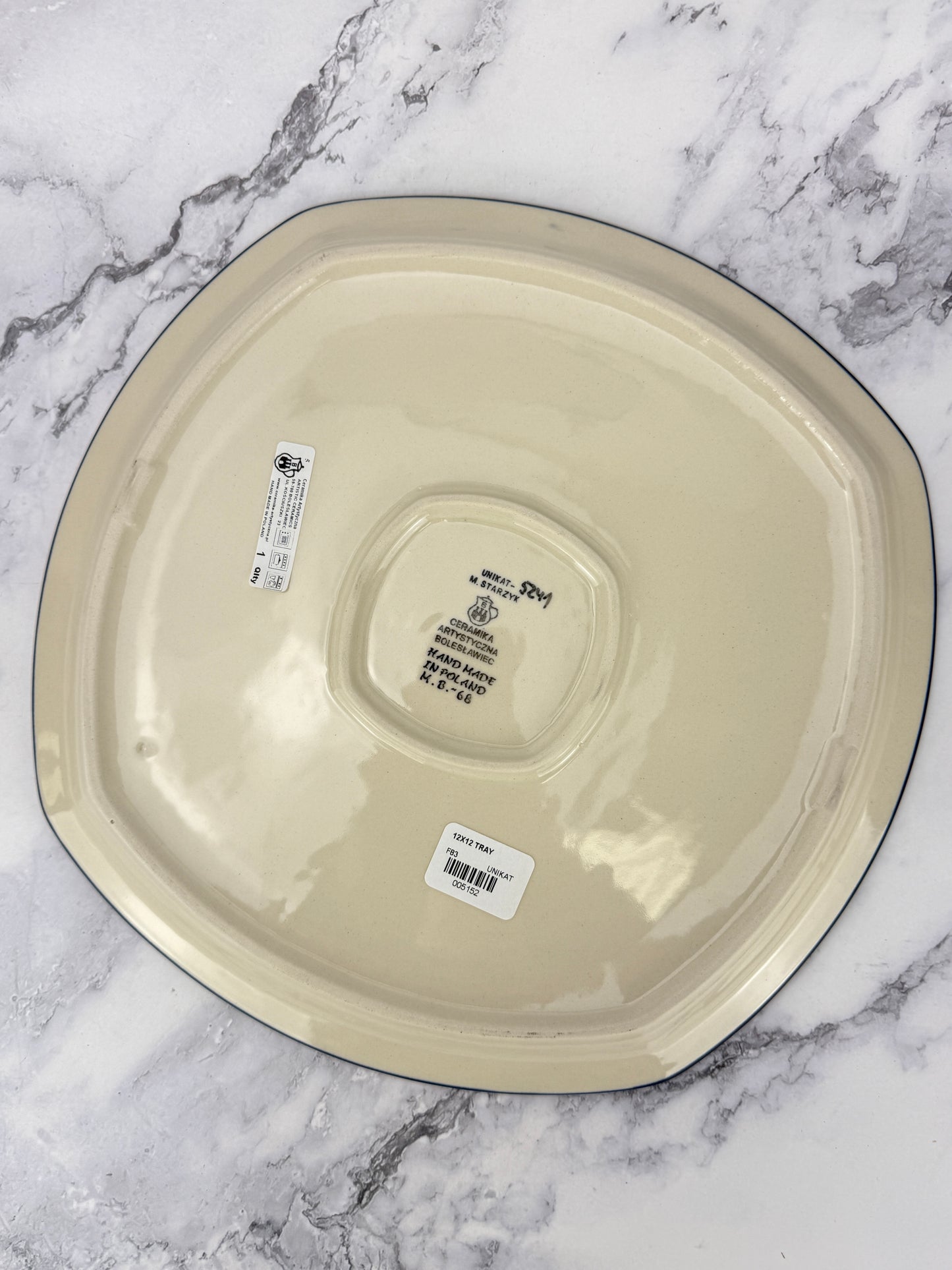 12" Unikat Platter - Shape F83 - Pattern U5241