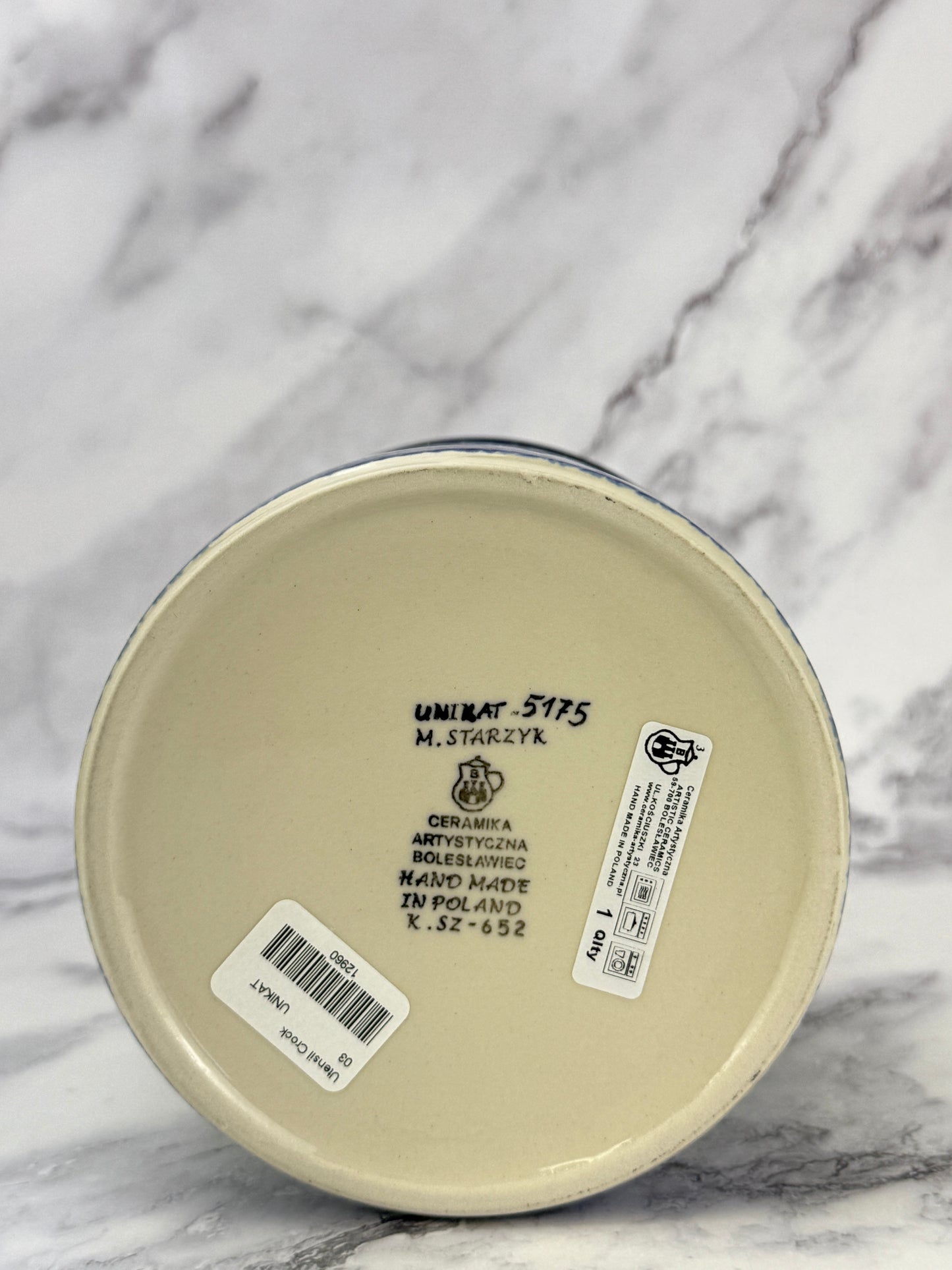 Unikat Utensil Crock - Shape 03 - Pattern U5175