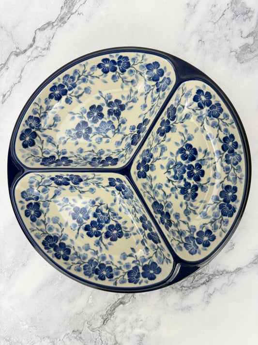 Divided Round Dish - Shape 484 - Pattern 3428