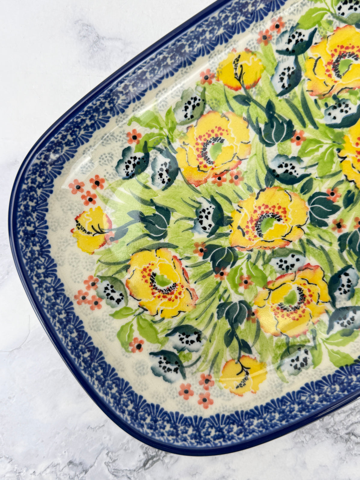 Small Unikat Rectangular Platter - Shape 392 - Pattern U5273
