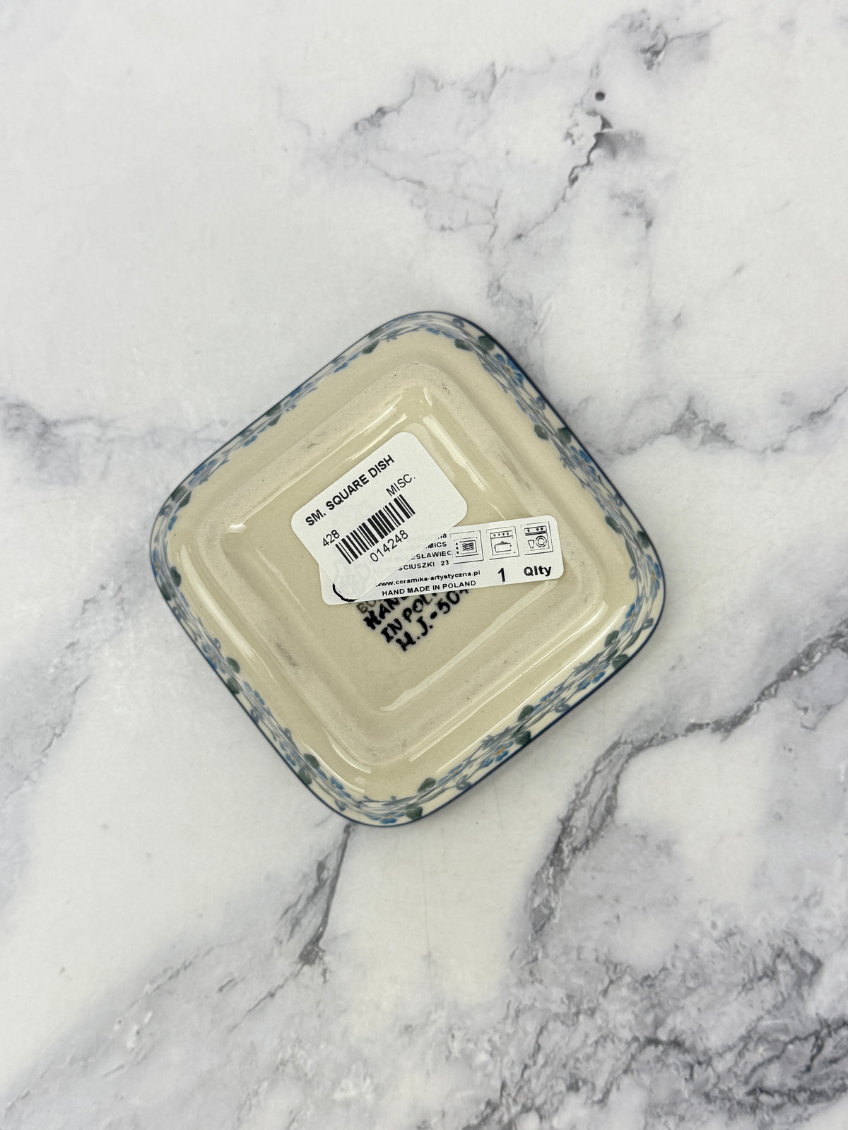 Small Square Dish - Shape 428 - Pattern 2089