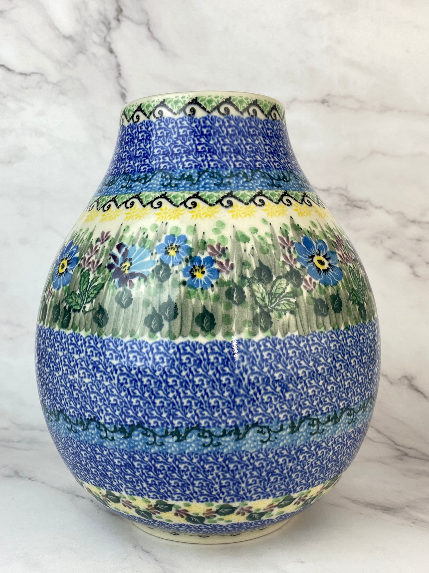 Large Rounded Unikat Vase - Shape F14 - Pattern U4613