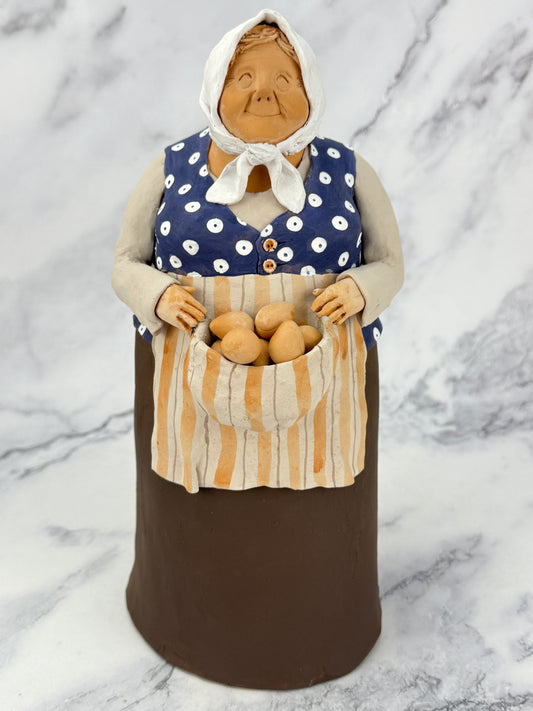Clay Babcia - Striped Apron (A)