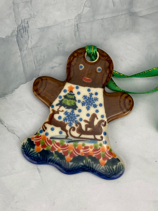 Galia Gingerbread Ornament - Santa's Sleigh