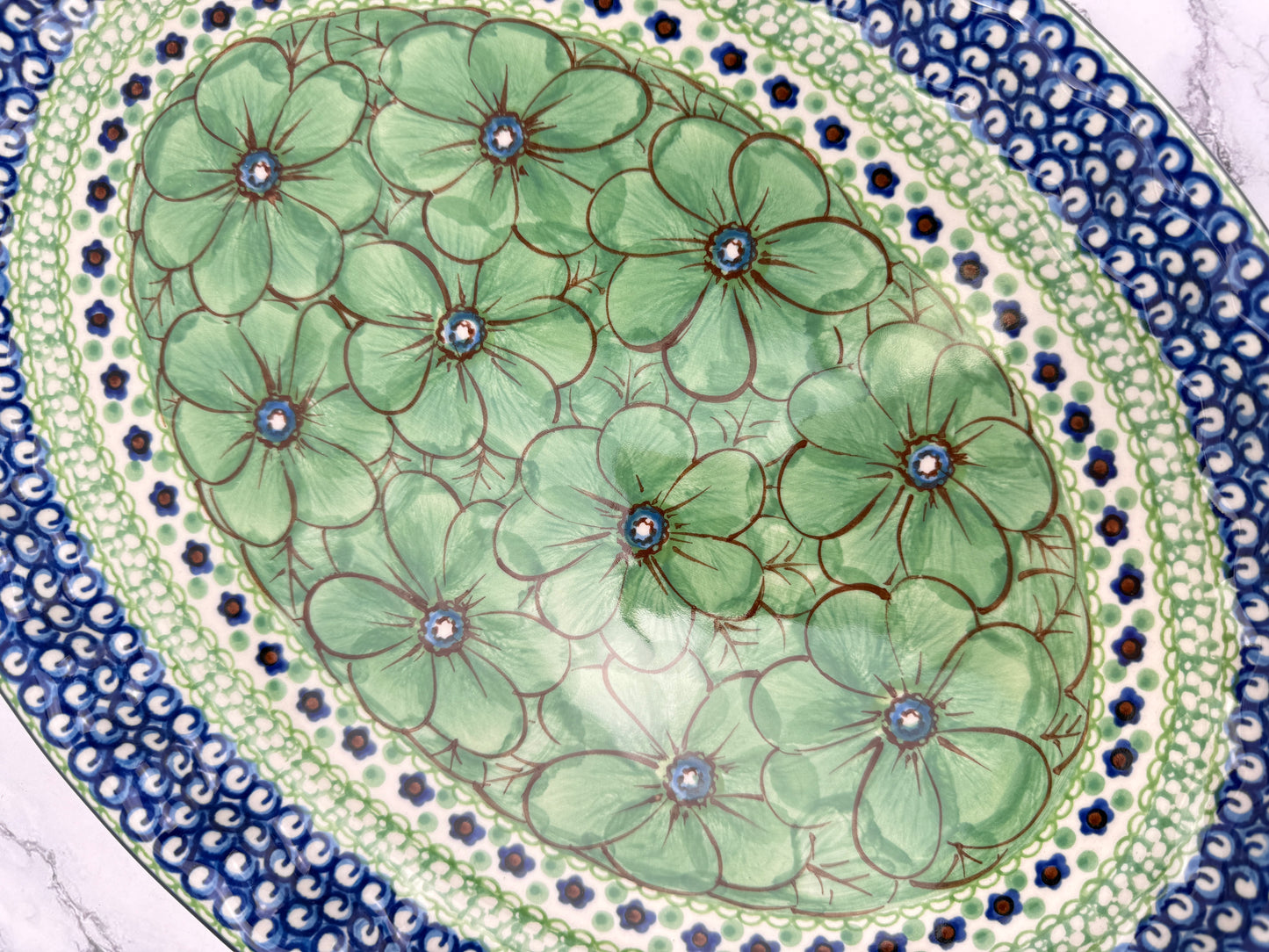 Unikat Oval Platter - Shape 614 - Pattern U408D