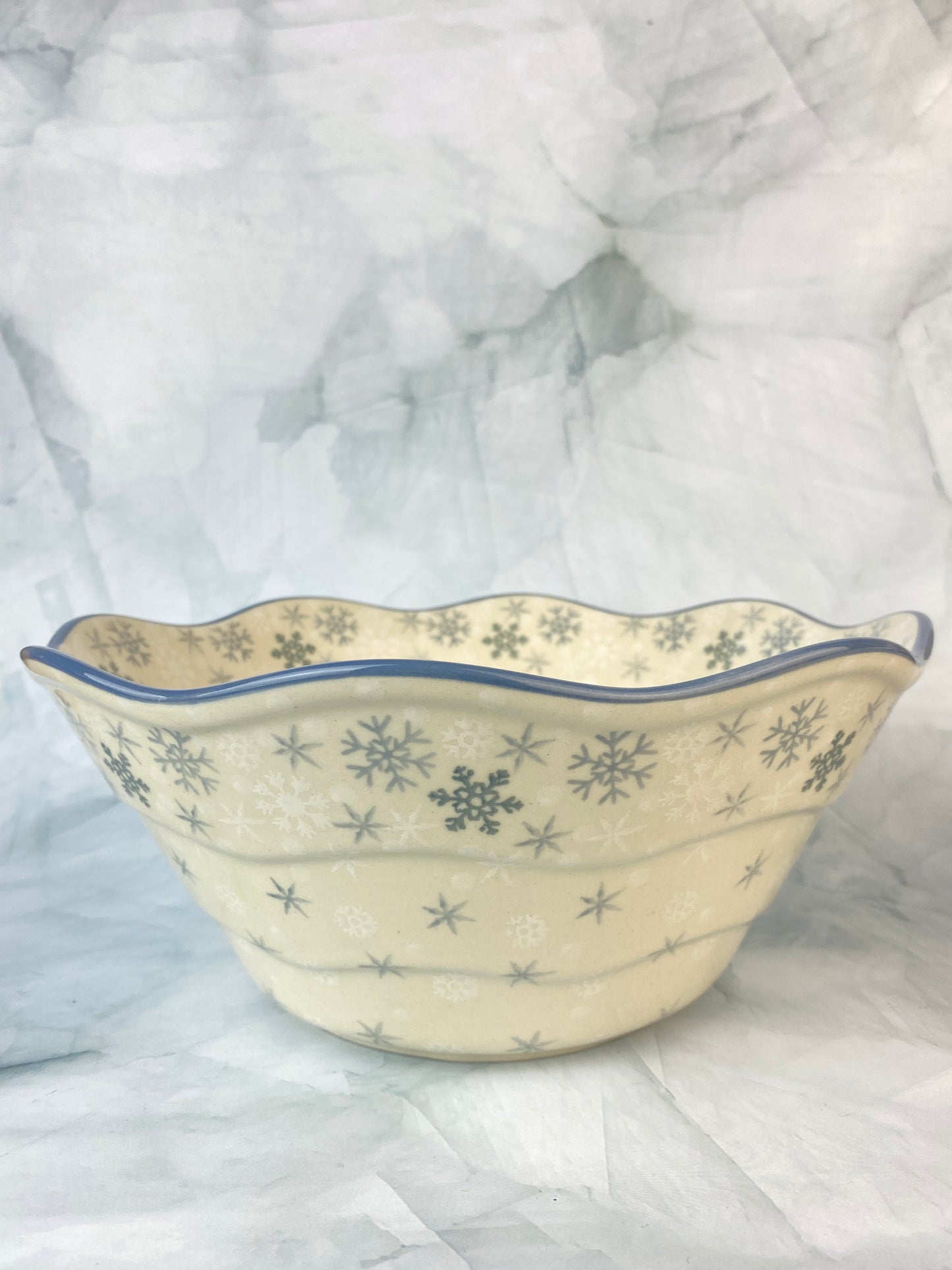 Large Wavy Serving Bowl - Shape 692 - Pattern 2712