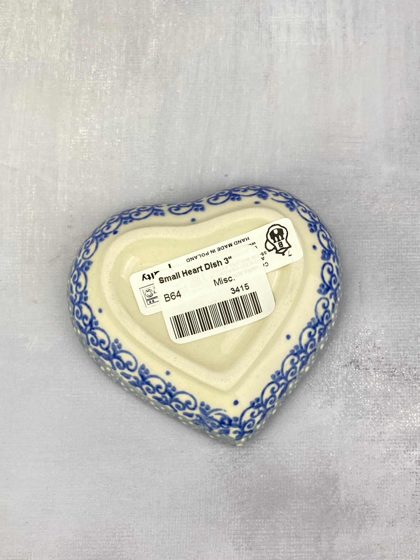 Heart Dish - Shape B64 - Pattern 2597