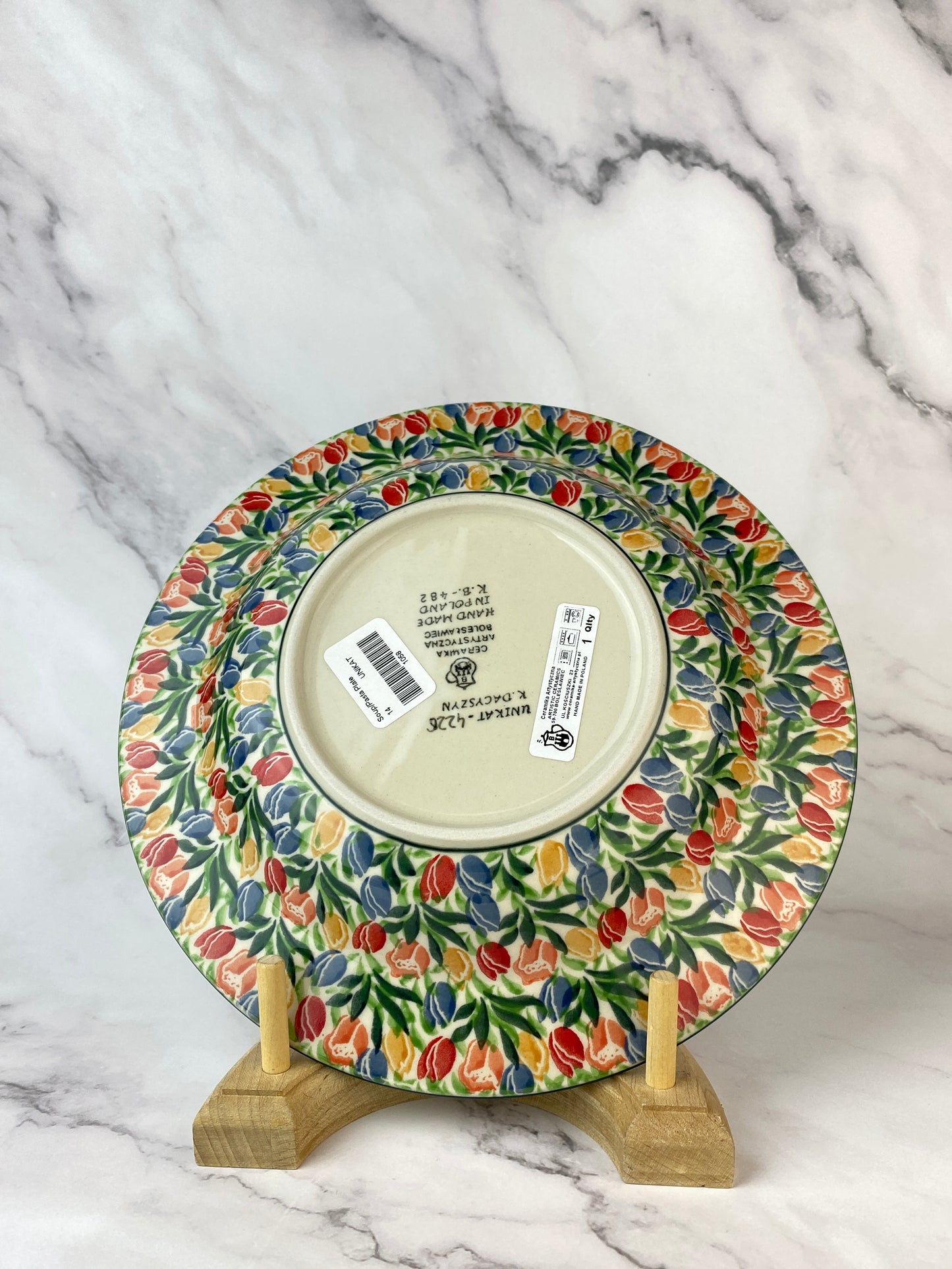 Unikat Soup / Pasta Plate - Shape 14 - Pattern U4226