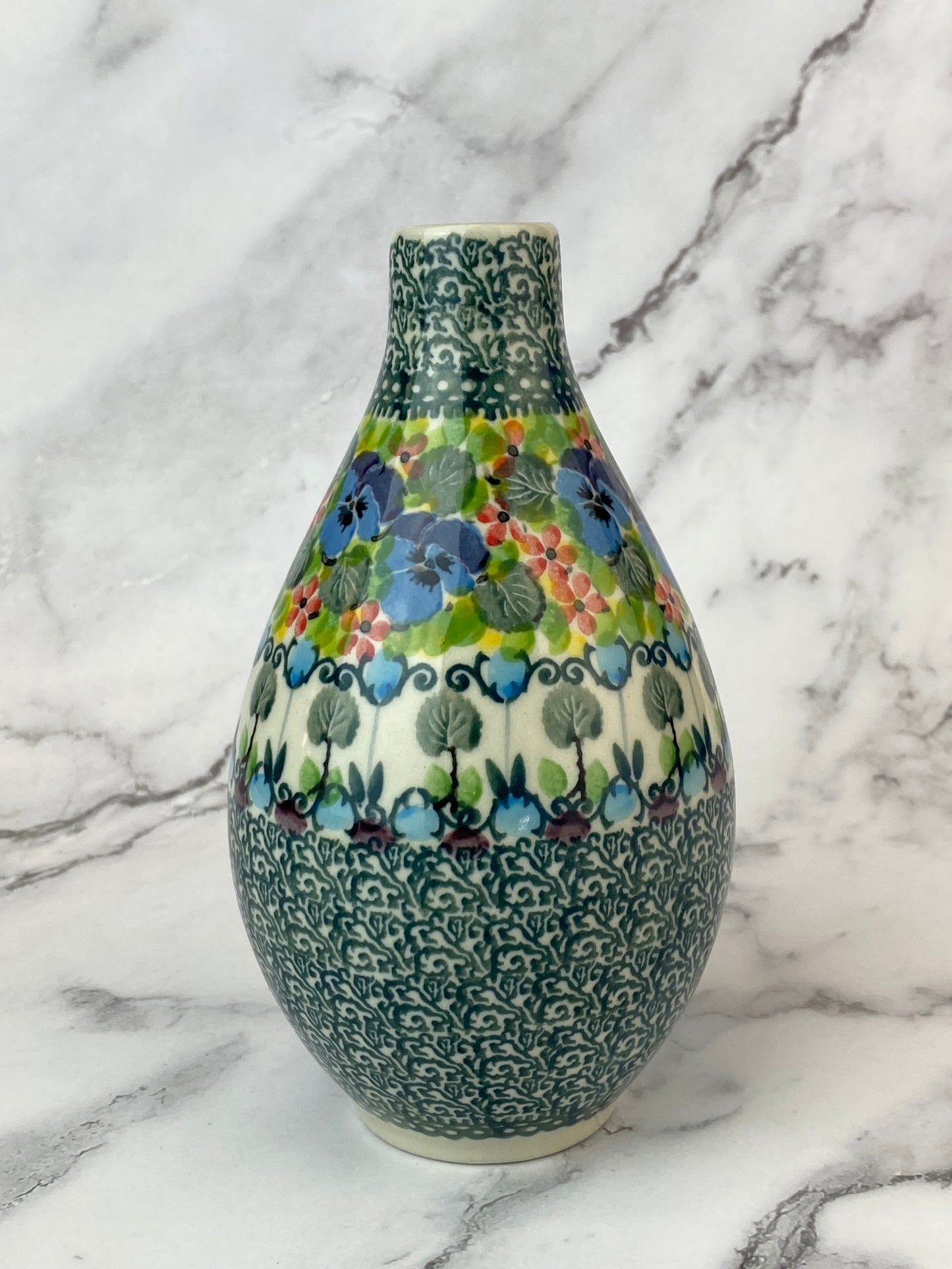 Medium Single Stem Unikat Vase - Shape G18 - Pattern U4841