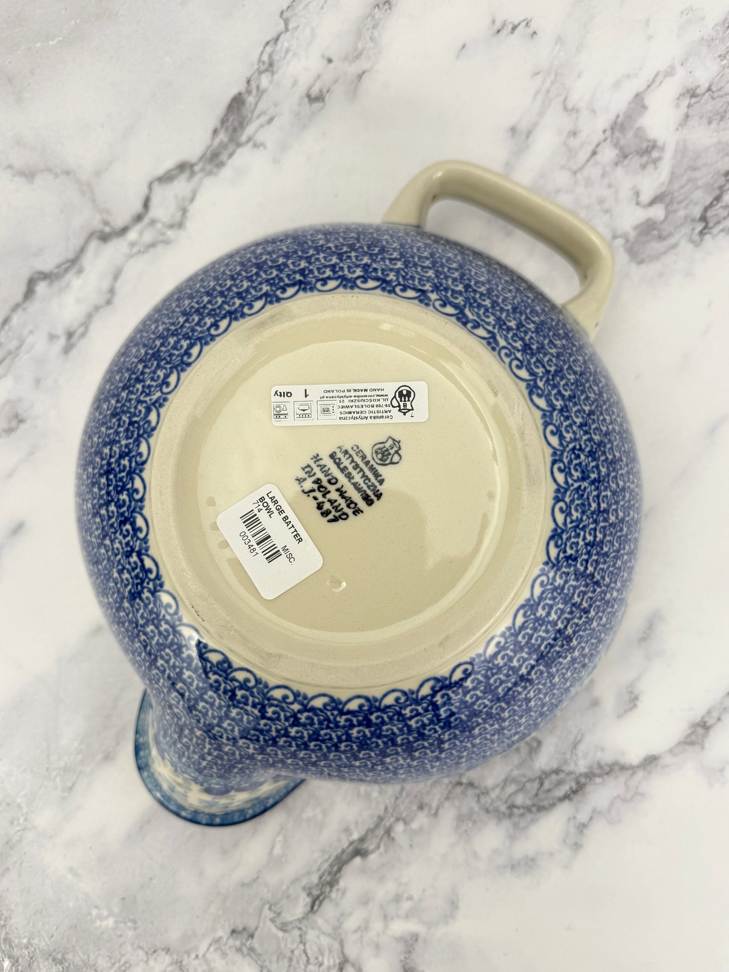 XL Batter Bowl - Shape 714 - Pattern 2751