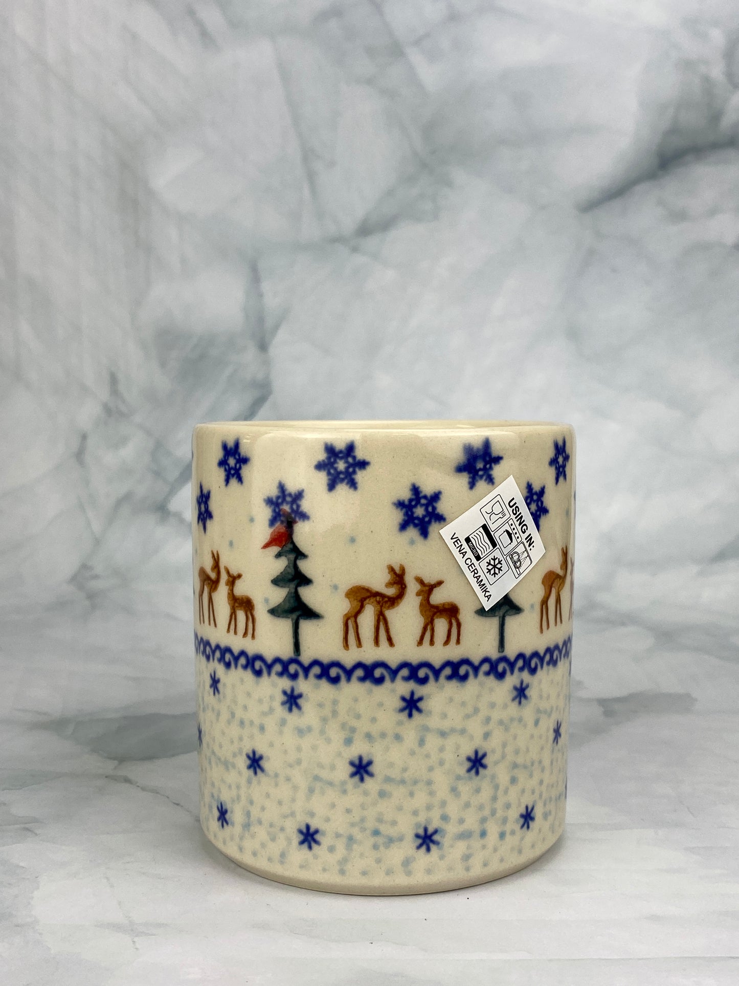 Vena Unikat 12oz Holiday Mug - Shape V055 - Deer