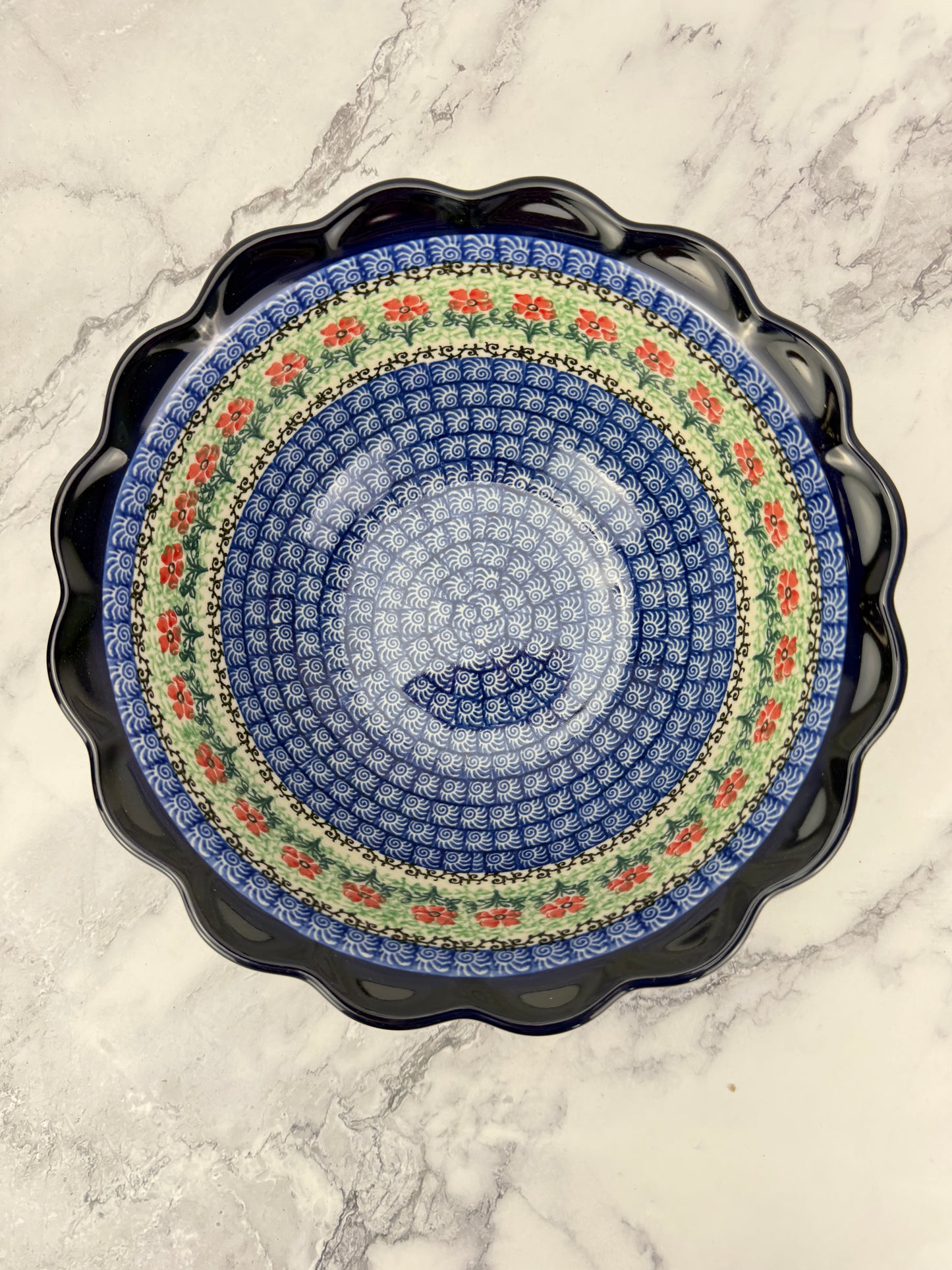 Large Ruffled Bowl - Shape 628 - Pattern 1916