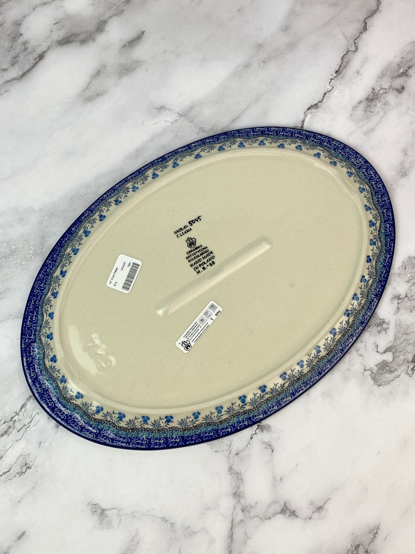 Unikat Oval Platter - Shape 614 - Pattern U5045