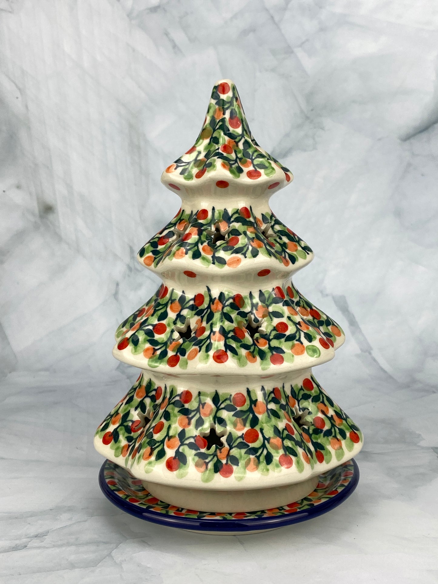 8" Unikat Christmas Tree - Shape 602 - Pattern U4806