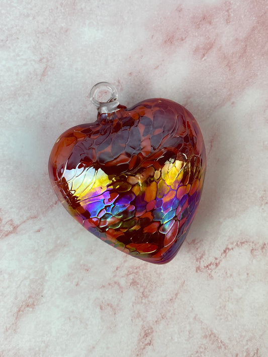 Borowski Glass Heart - Red