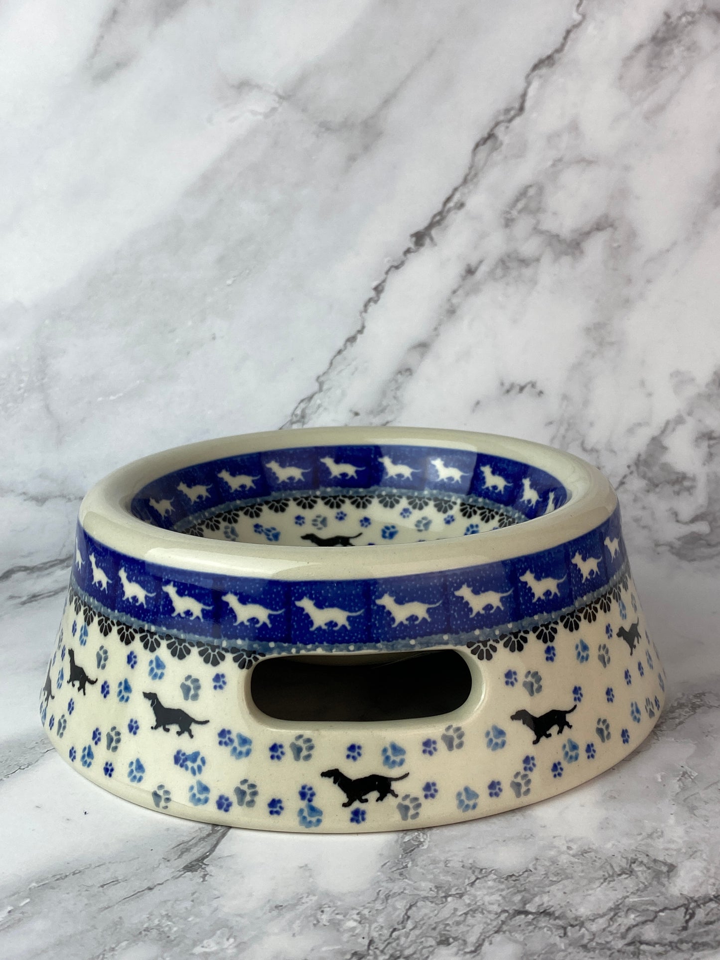 Dog Bowl / Pet Dish - Shape 525 - Pattern 2151