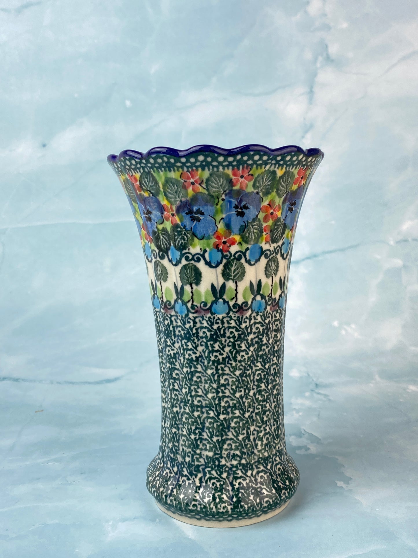Ruffled Unikat Vase - Shape 50 - Pattern U4841
